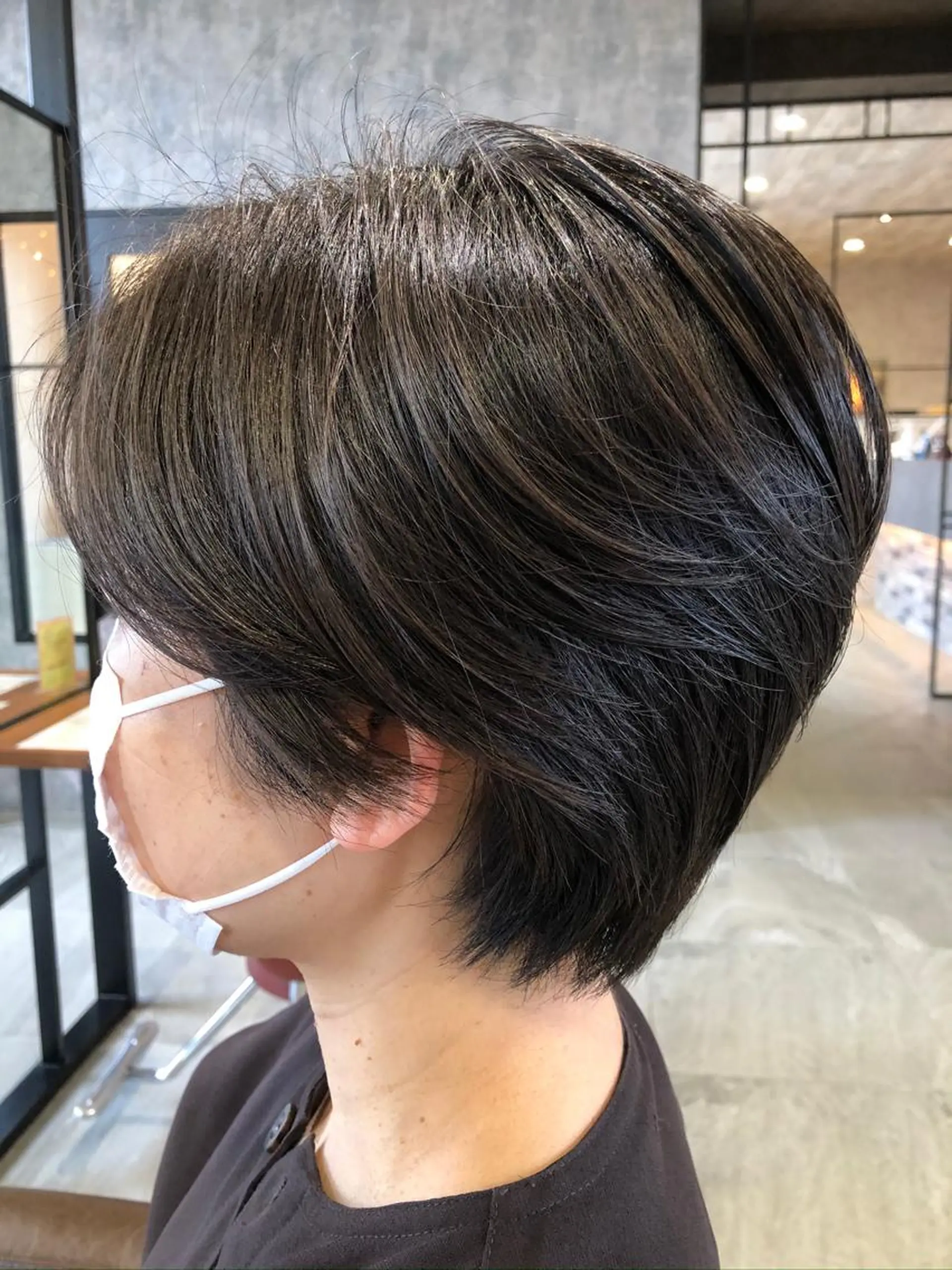 ショート カット 杉田 一浩のヘアスタイル