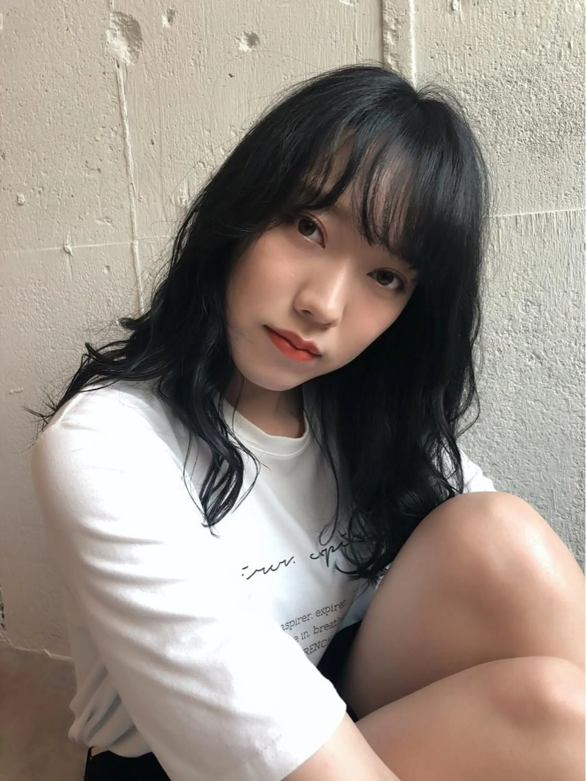 セミロング あらき ちさとのヘアスタイル