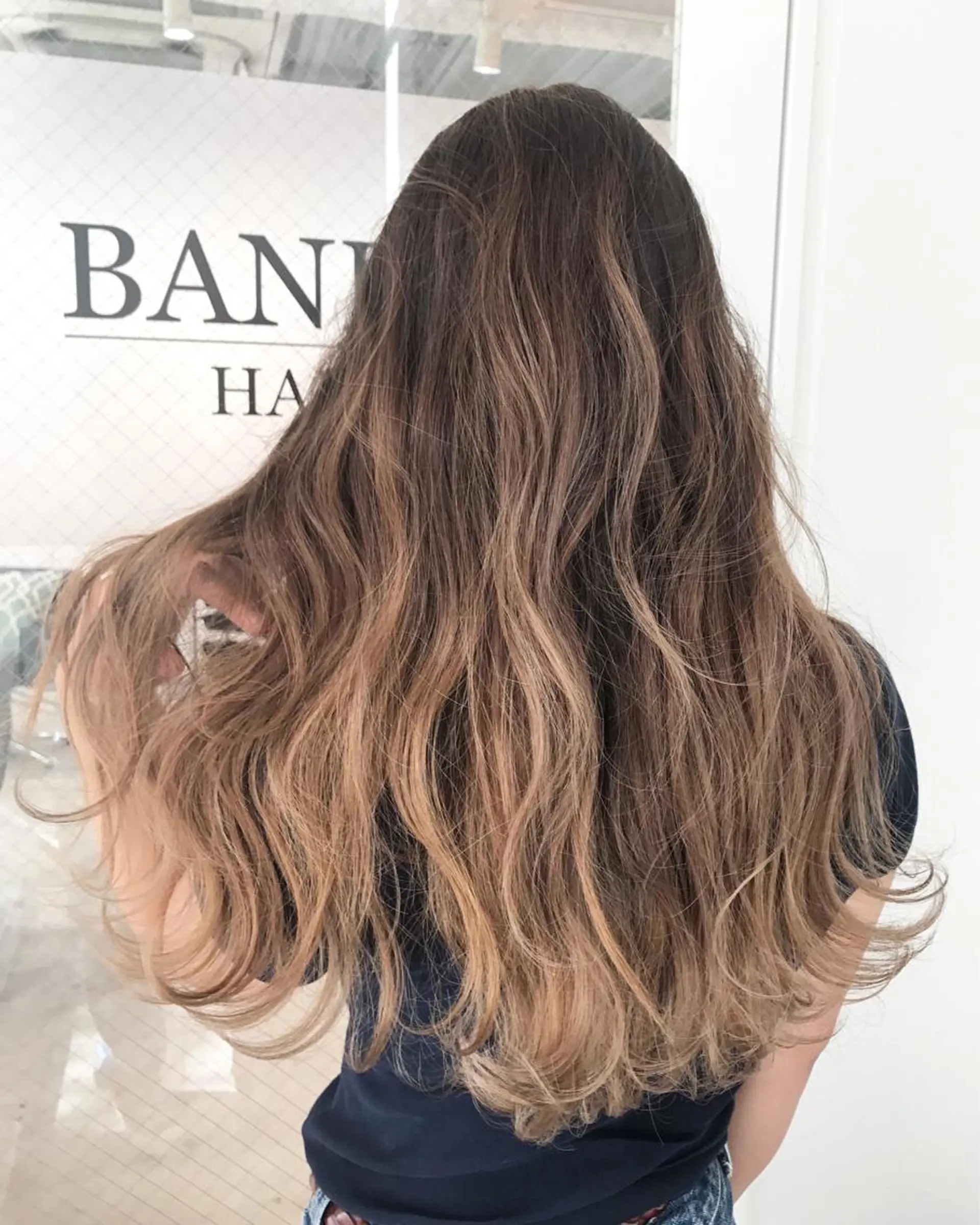 ロング カラー ヘアアレンジ ヘアカラー トリートメント BANK'S hair所属・💐ケラチン 髪質改善寺坂雄飛💐のヘアスタイル