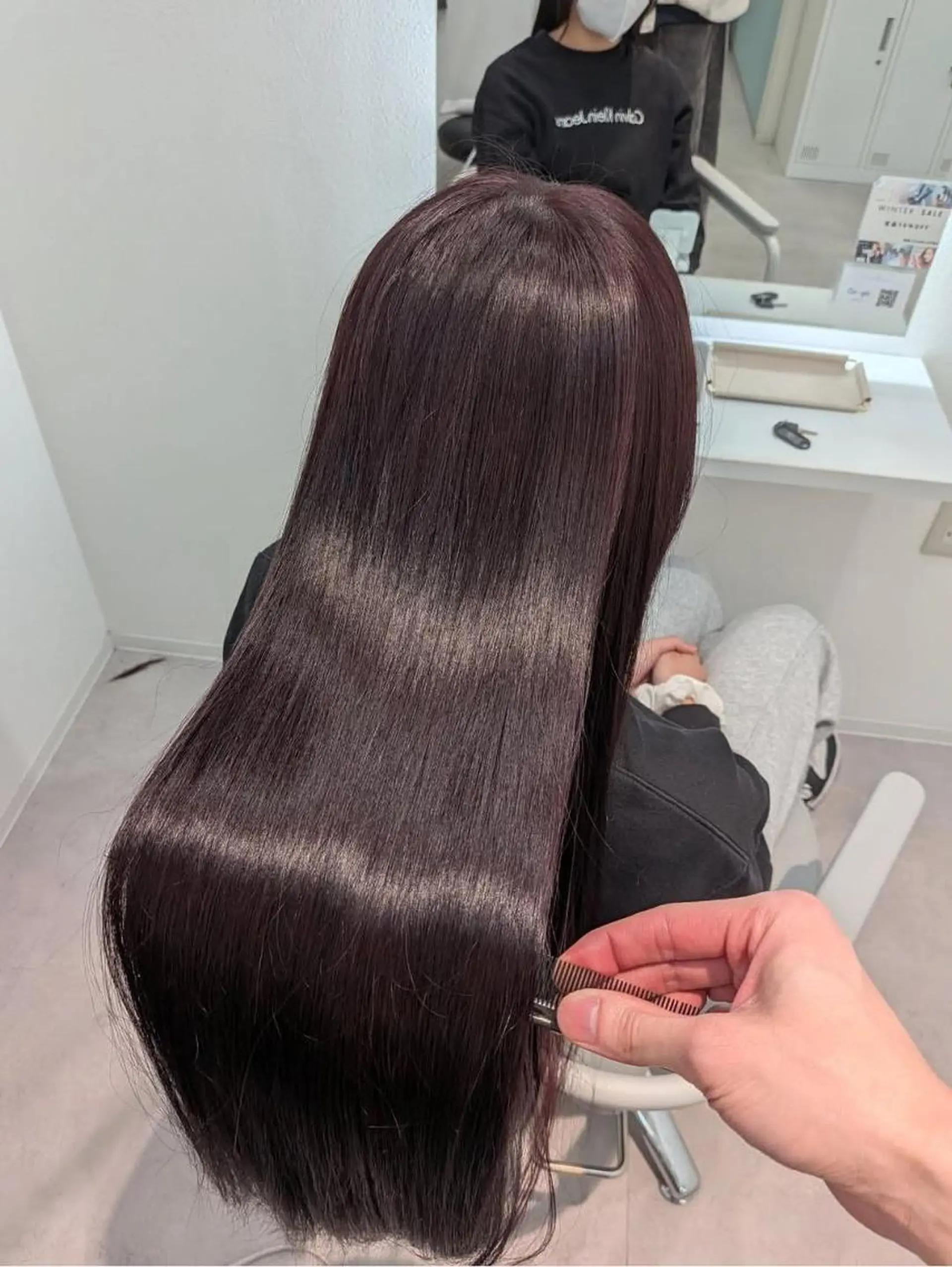 ロング 加納 大翔のヘアスタイル