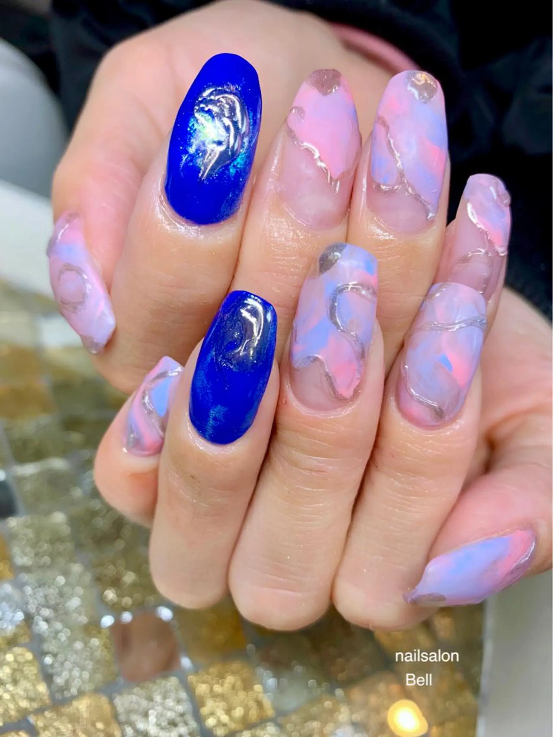 ネイル マットネイル ハンドネイル Y. Reonaのネイルデザイン