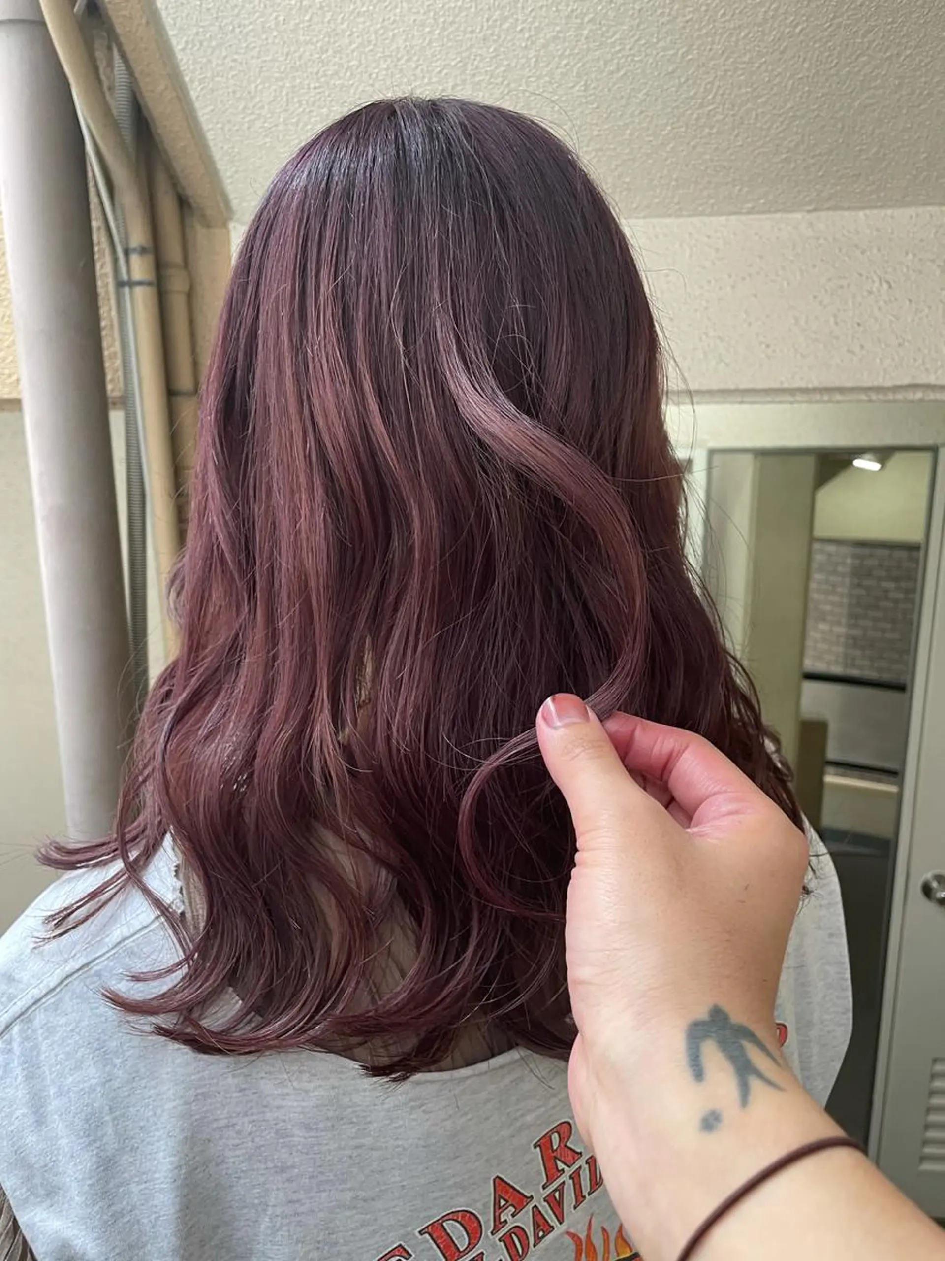 セミロング カラー ヘアカラー 縮毛矯正 トリートメント 💎髪質改善💎 デザイナーshinのヘアスタイル