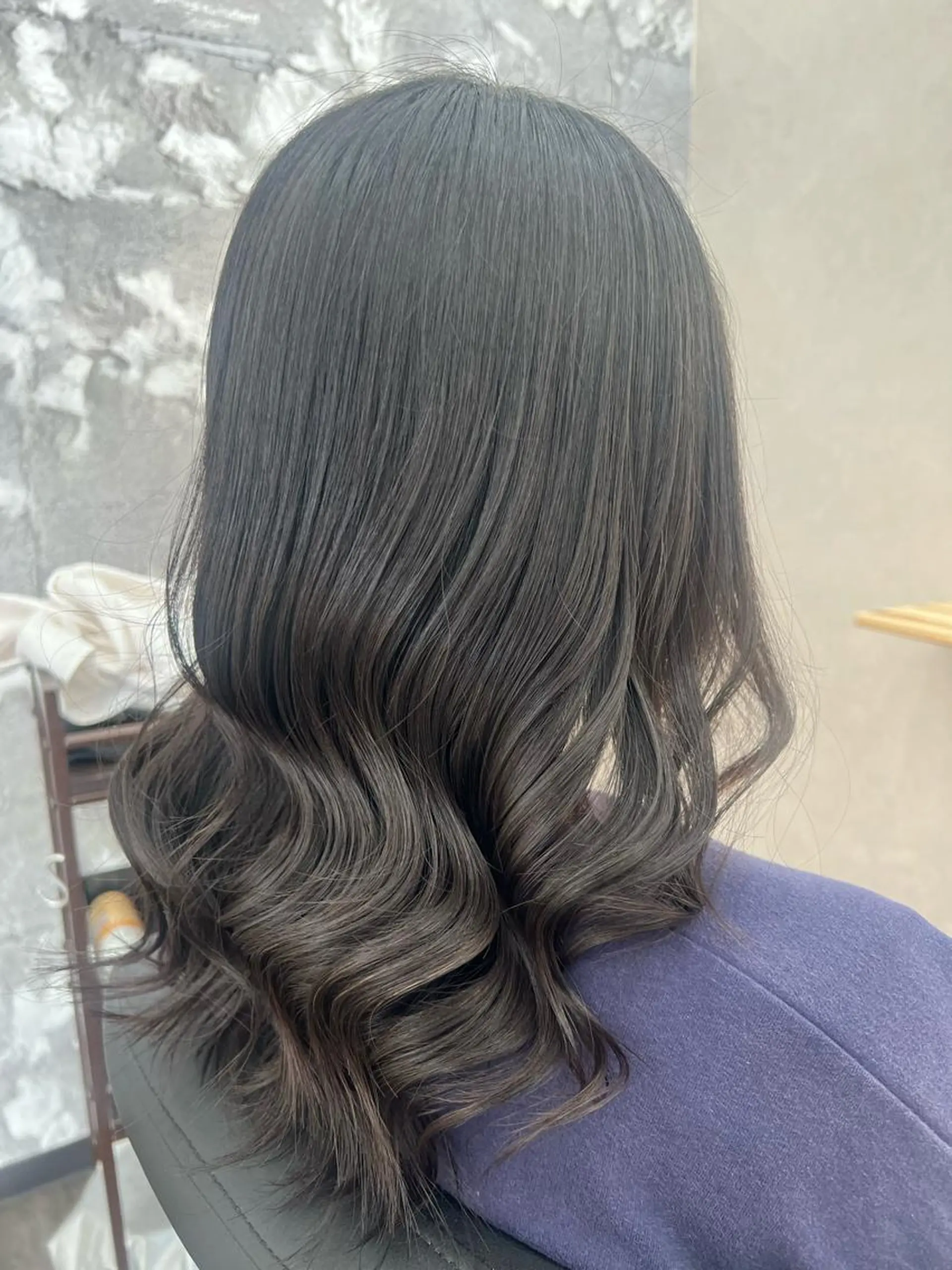 セミロング 髪質改善カラー🎀 アイブロウ✨麗華のヘアスタイル