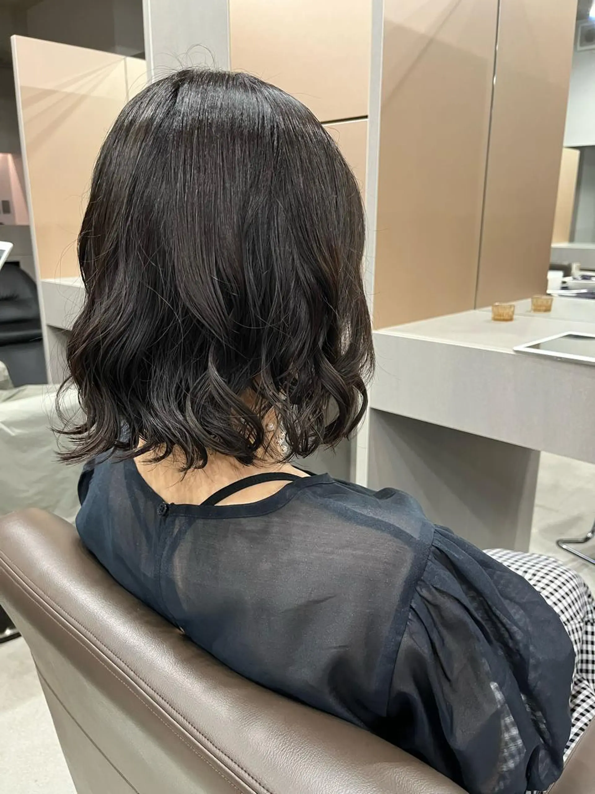 ショート パーマ カット パーマ ロングパーマ木村 ボブパーマのヘアスタイル