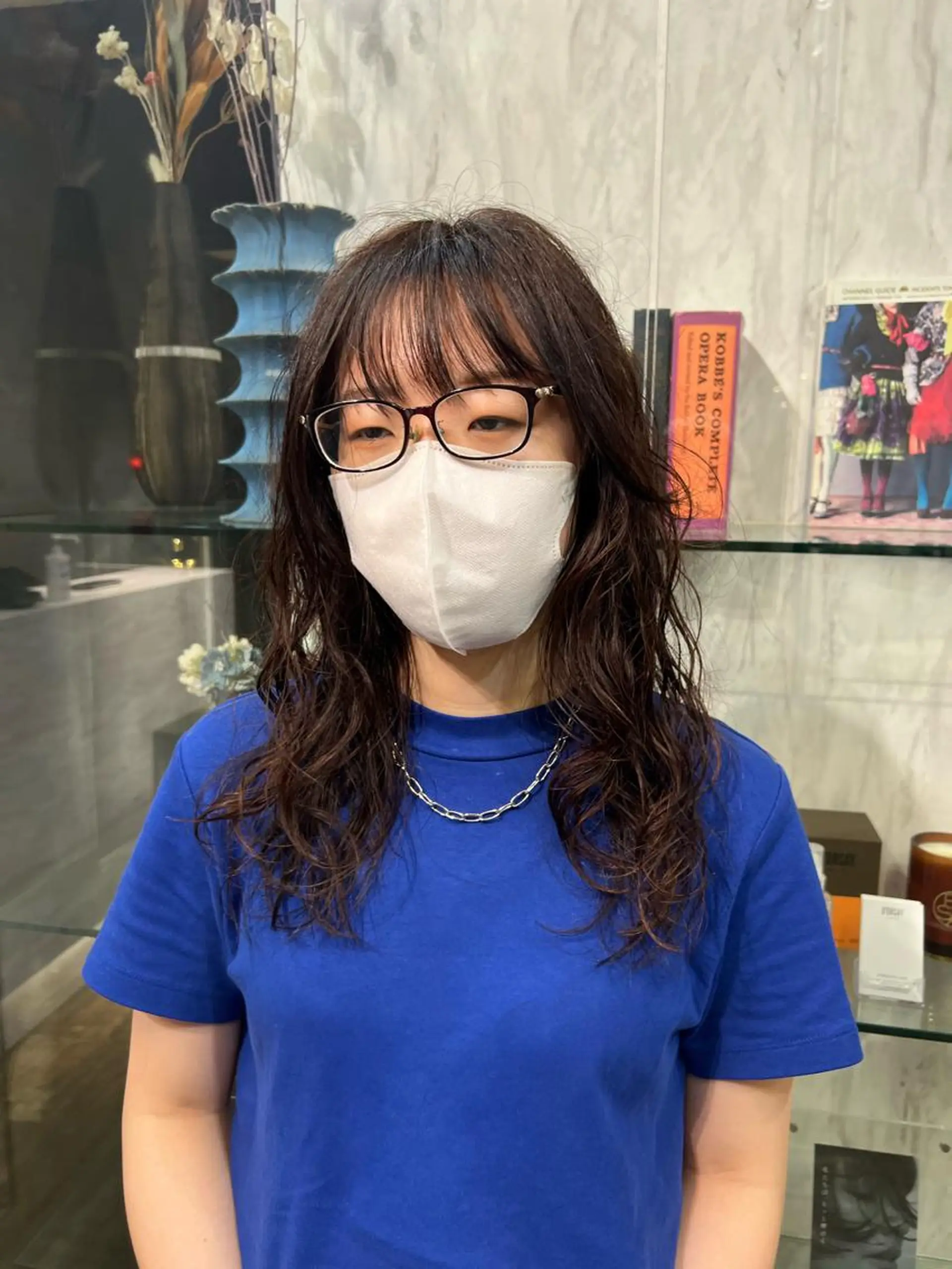 ミディアム パーマ ミディアムパーマ パーマ ROBBY所属・松井美樹/似合わせ ガーリー・韓国のヘアスタイル