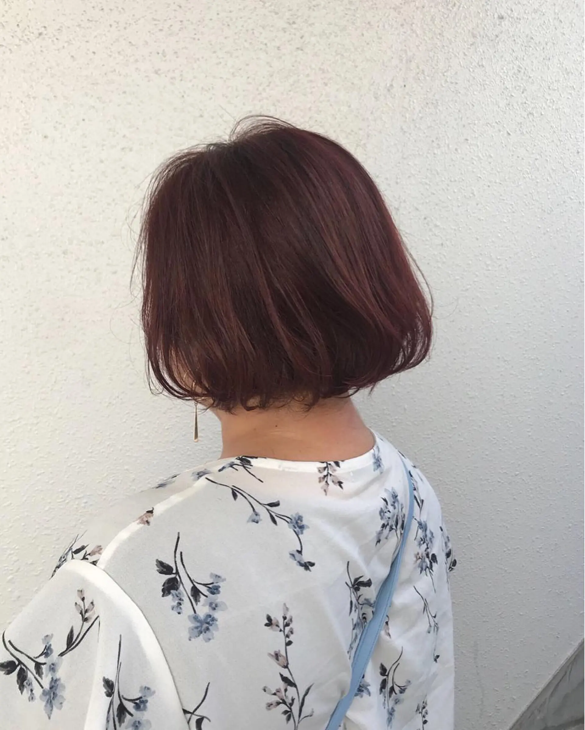 ショート カラー ブリーチ ダブルカラー ブリーチなしカラー レッドカラー インナーカラー/天神 ブリーチ/吉田のヘアスタイル