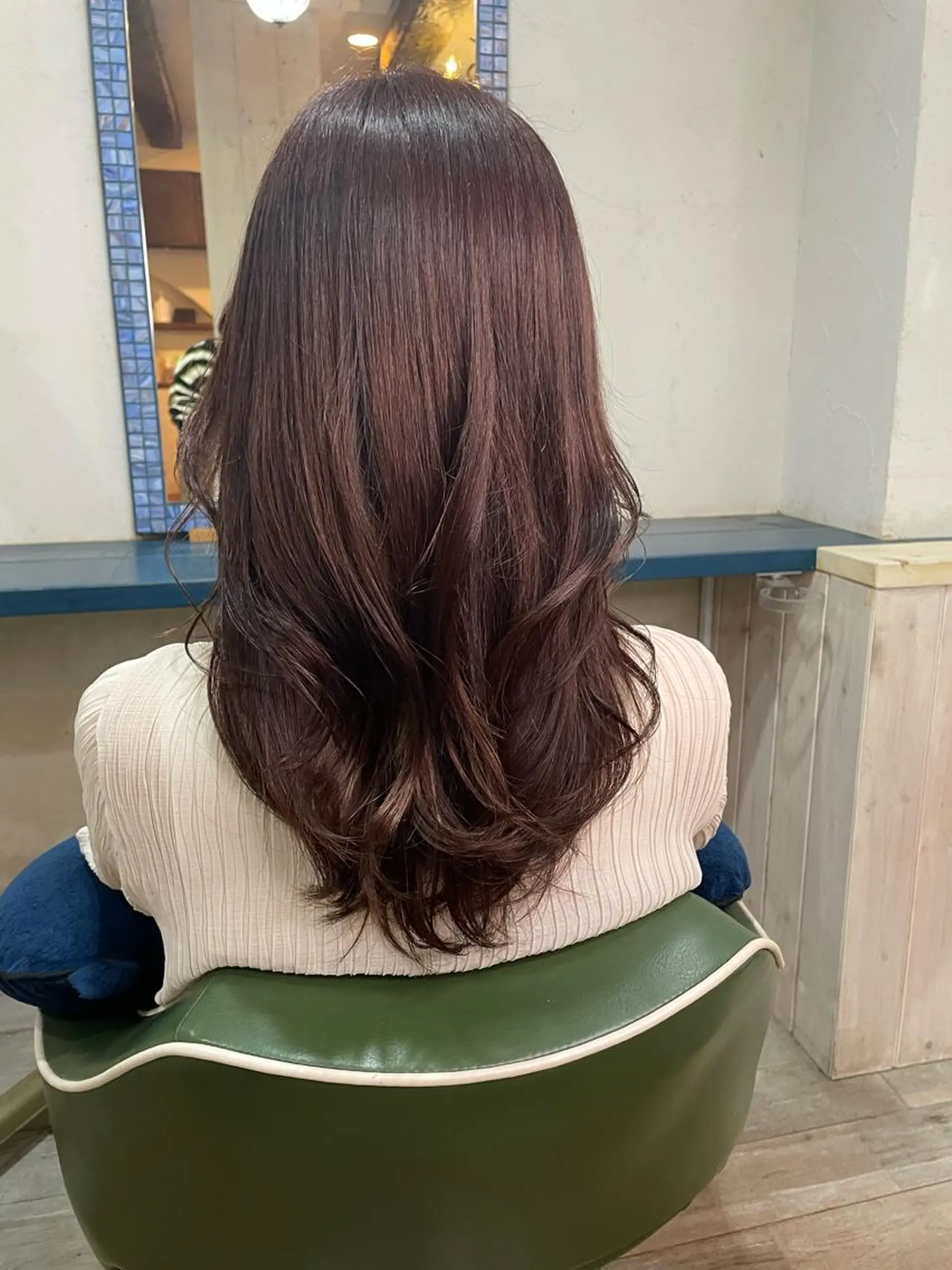 セミロング カラー HAIR CALM 鹿島田店所属・✄‬齋藤 なな✄のヘアスタイル