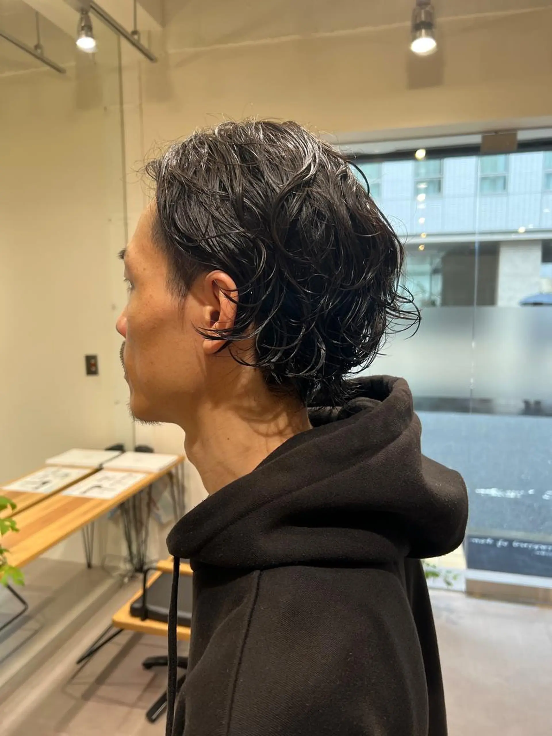 パーマ メンズ 生田 博紀のヘアスタイル