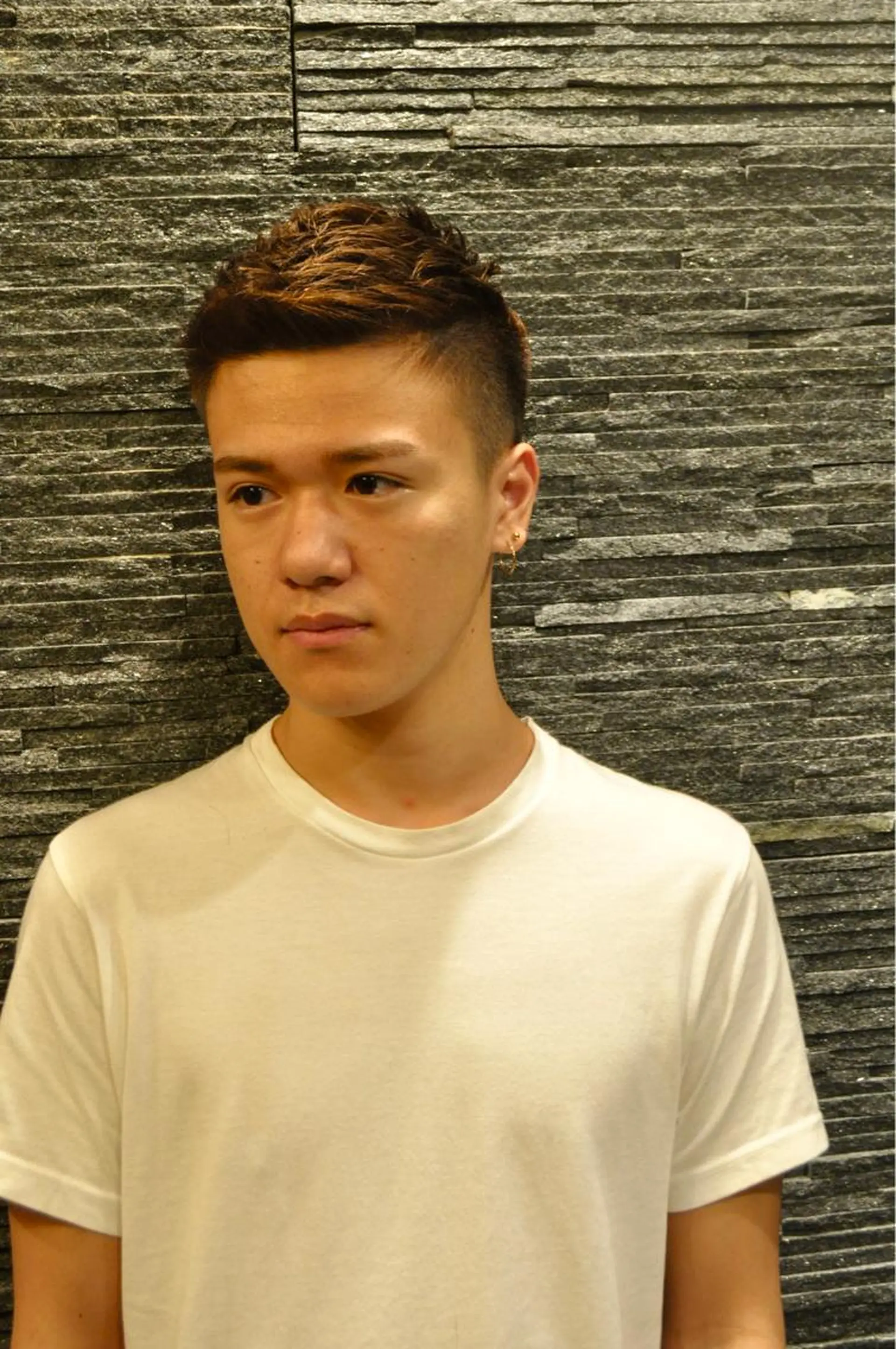 ショート パーマ メンズ 山田 香菜のヘアスタイル