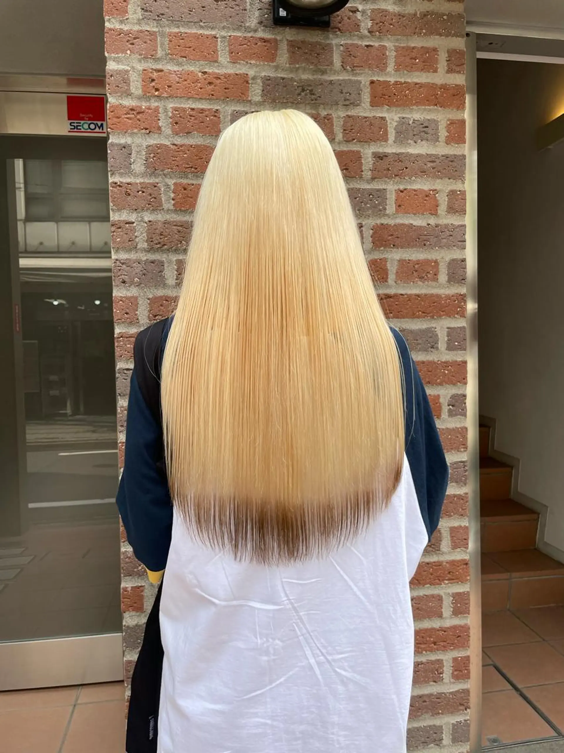 カラー ⭐ハイトーンブリーチ ミルクティーピンクのヘアスタイル