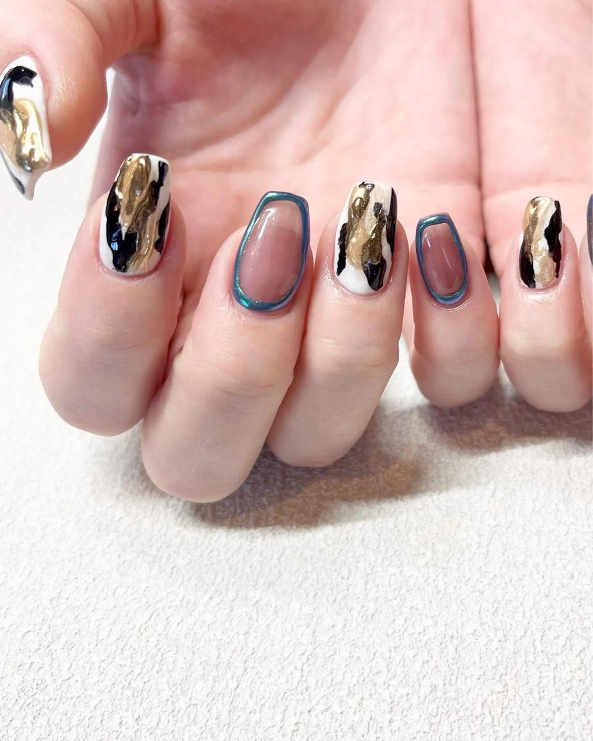 ネイル スカルプネイル 小河 仁美のネイルデザイン