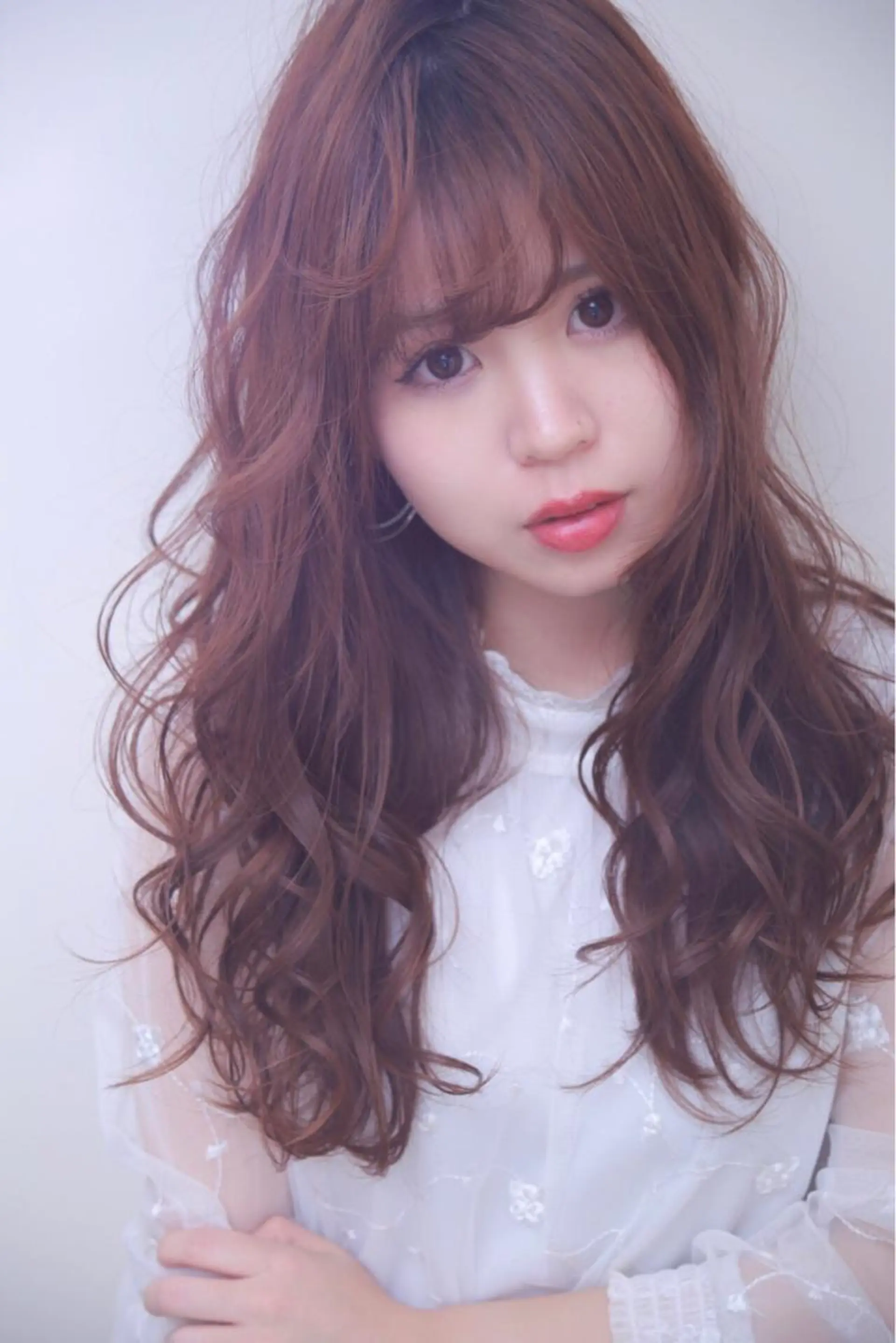 ロング 伊藤 裕貴のヘアスタイル