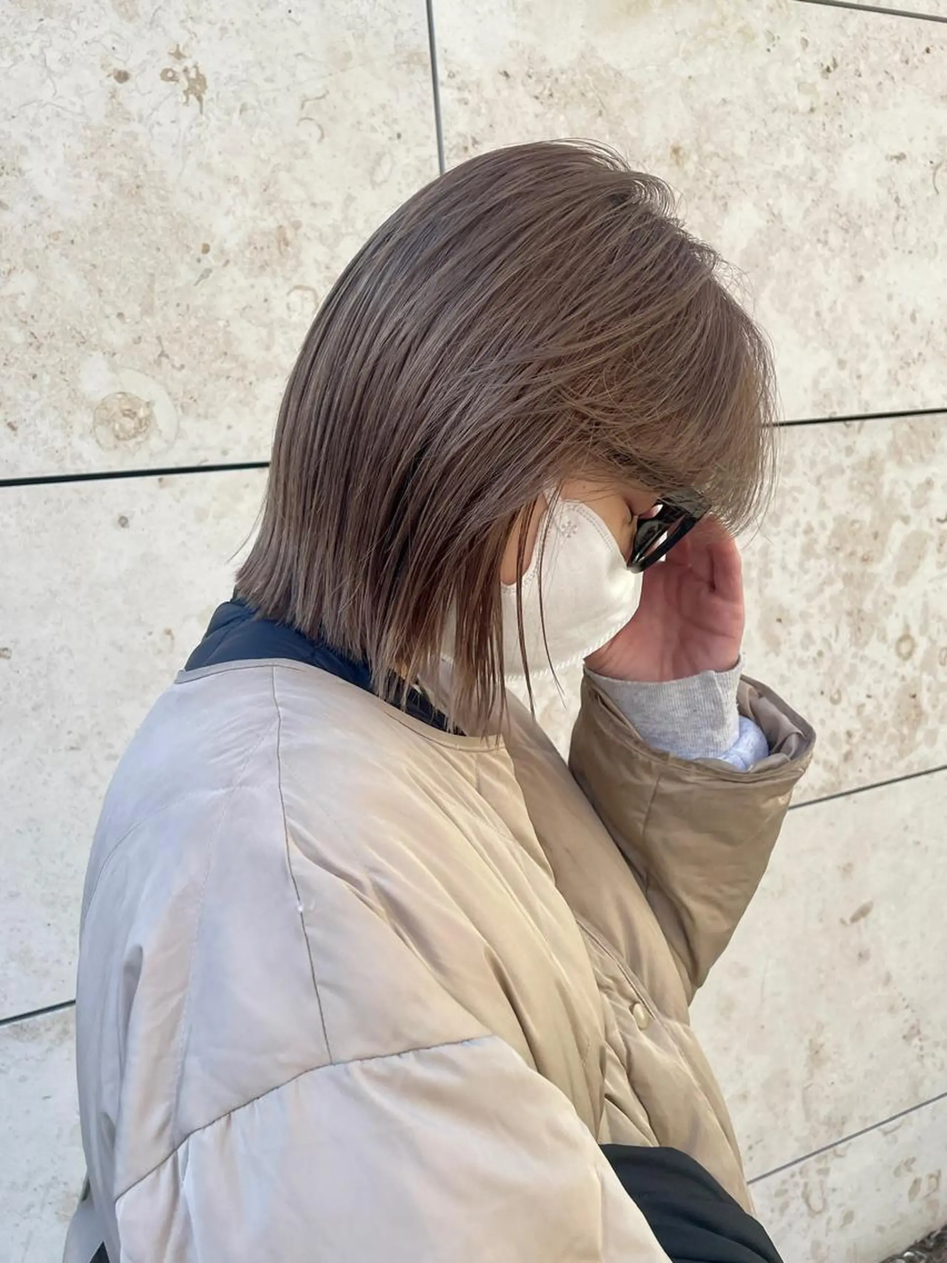 ショート カラー ブリーチ ケアブリーチ ヘアカラー トリートメント ボブ/レイヤー/ケア パーマ/リュウタのヘアスタイル