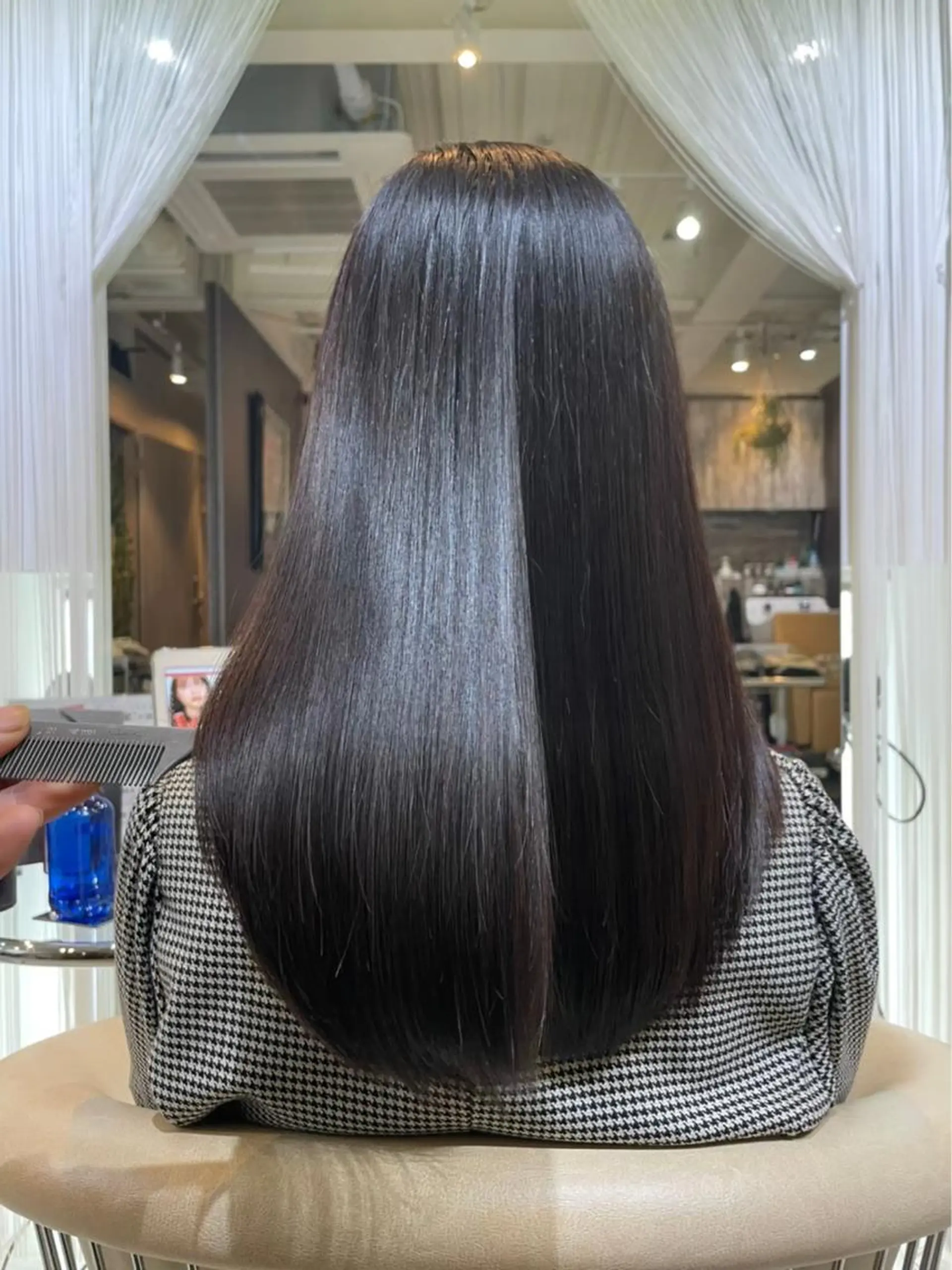 ロング カット 縮毛矯正 トリートメント 大人女性特化｜北千住 ・艶髪｜JIROのヘアスタイル