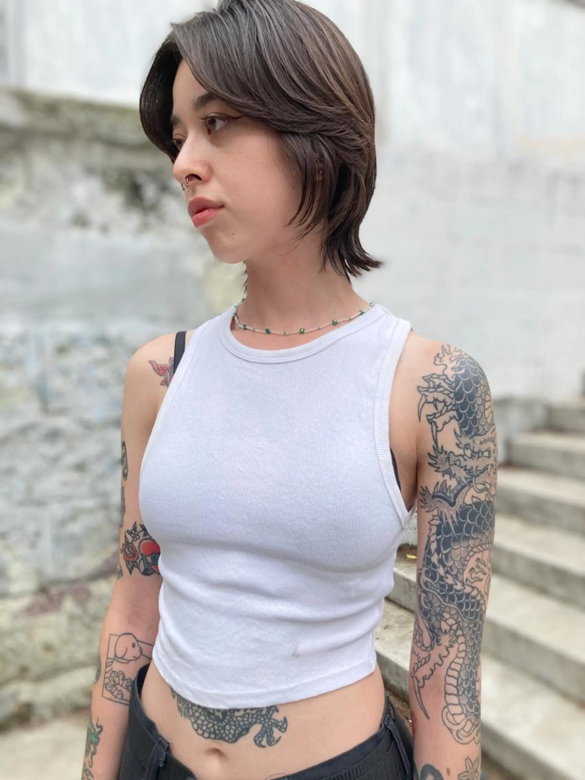 ショート カラー アッシュ ainico.所属・髪質改善　艶髪✨ Teppeiのヘアスタイル