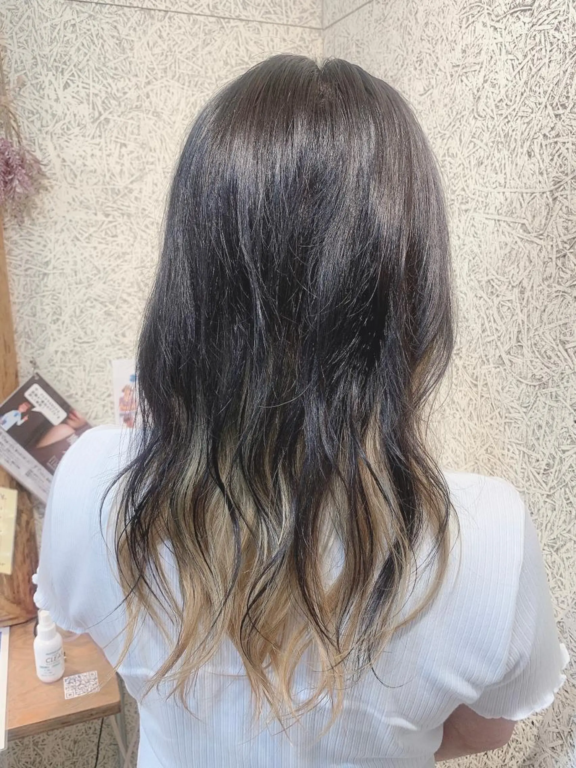 セミロング カラー インナーカラー レイヤーカット MIRUCO by KURAKU所属・⭐️ハイトーンカラー ⭐️メンズパーマ達成のヘアスタイル