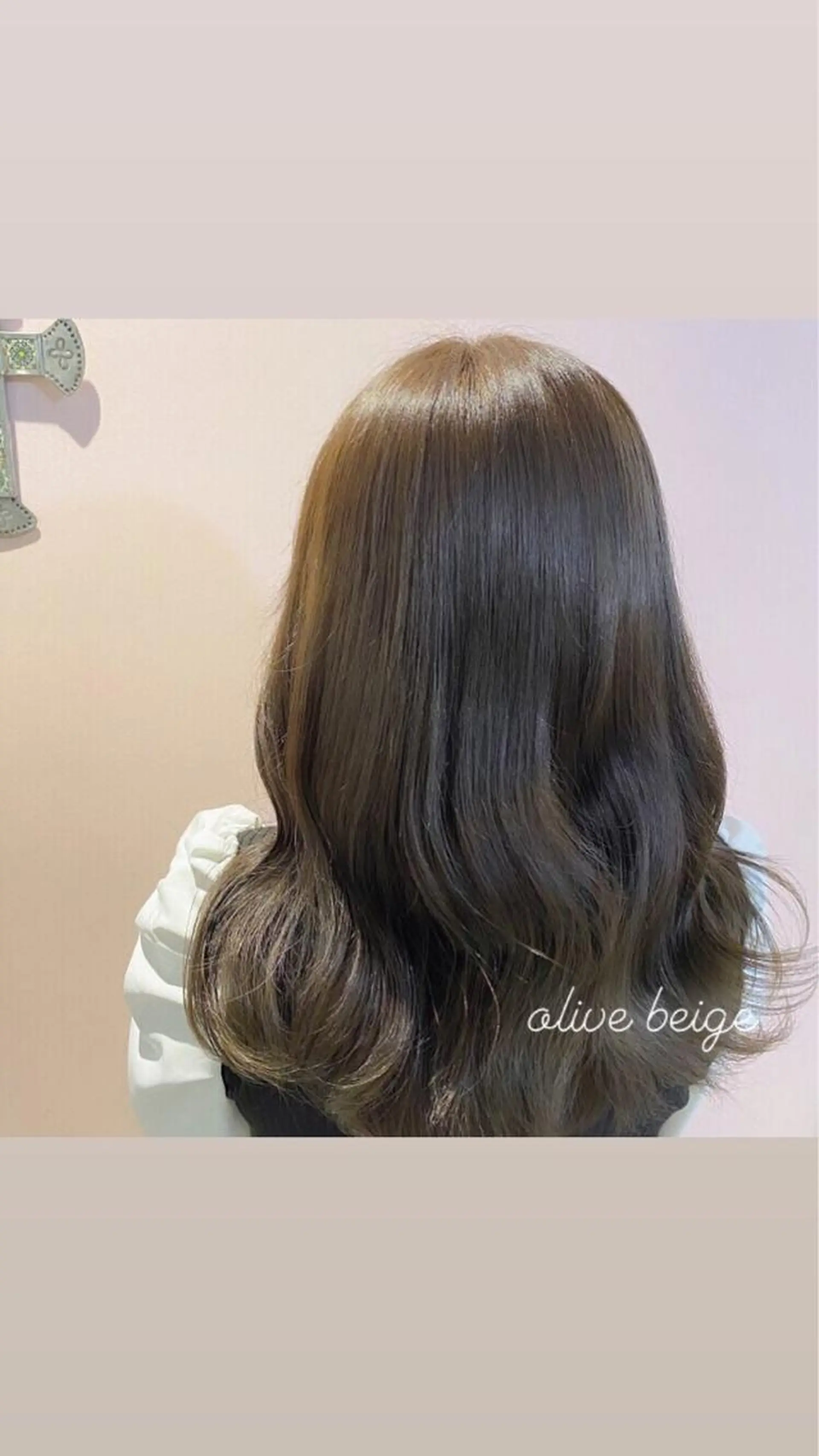 セミロング カラー オリーブカラー 韓国風ヘア♥ nonoのヘアスタイル