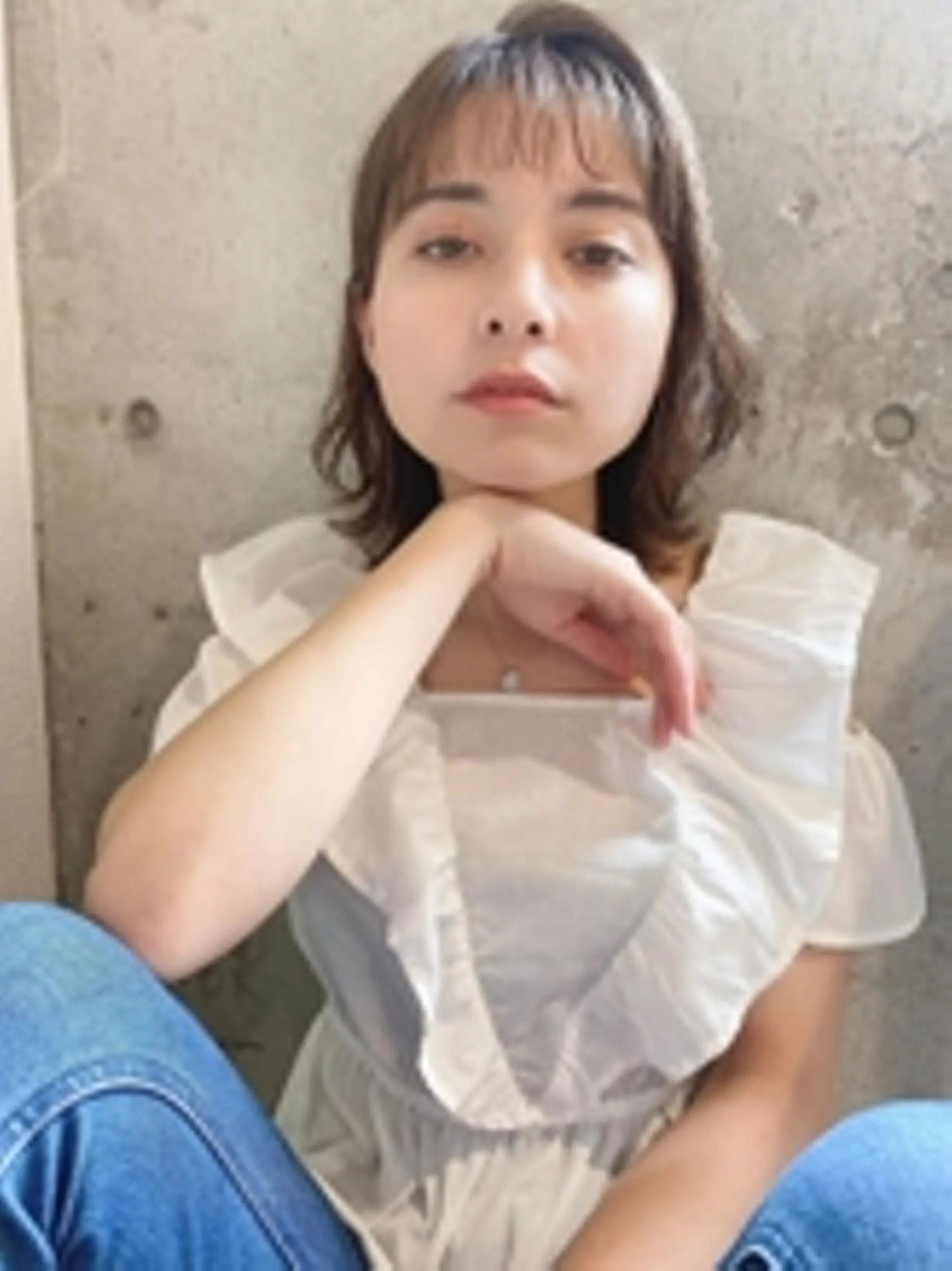 カラー セミロング ⭐️Shelter by TOKYO⭐️のヘアスタイル