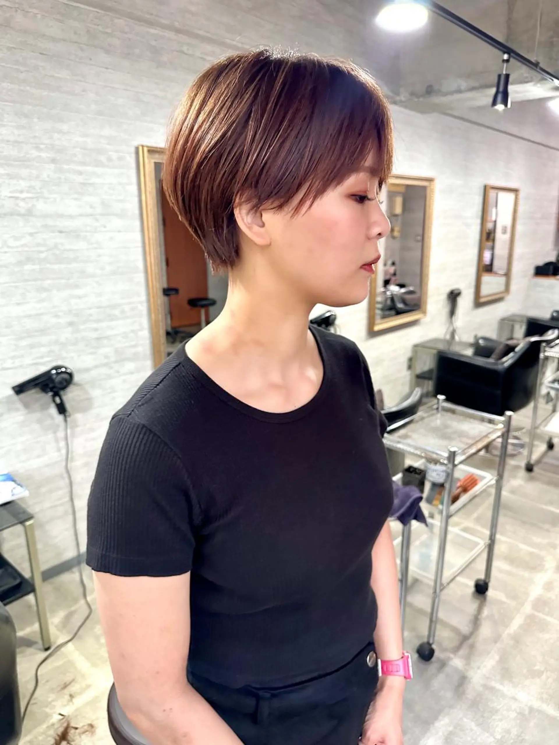 ショート カラー カット ヘアカラー ショート/レイヤー /札幌/小山内のヘアスタイル