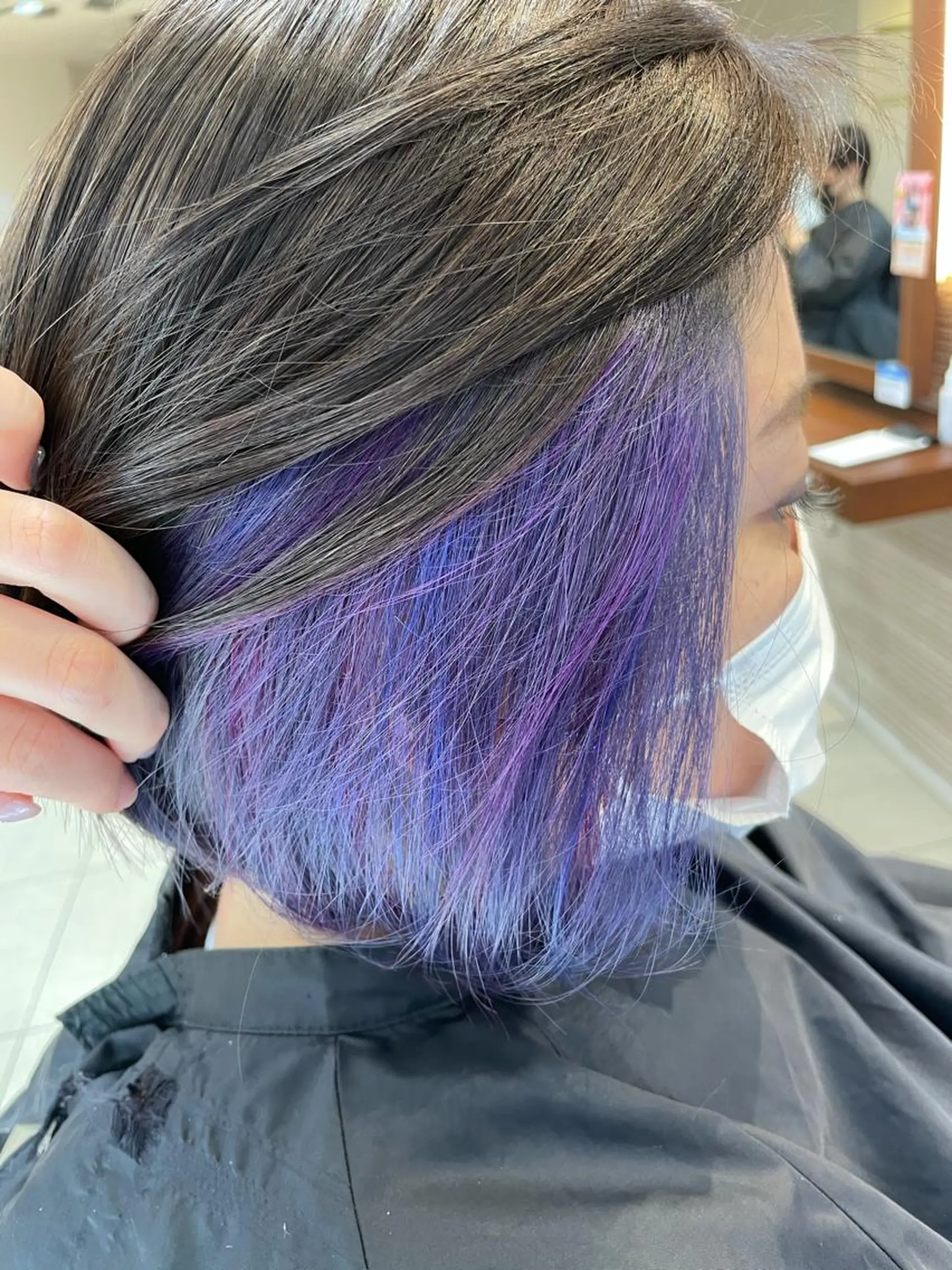 ミディアム カラー ヘアアレンジ ブリーチ ヘアカラー トリートメント 【Sweep】おじま のぞみのヘアスタイル