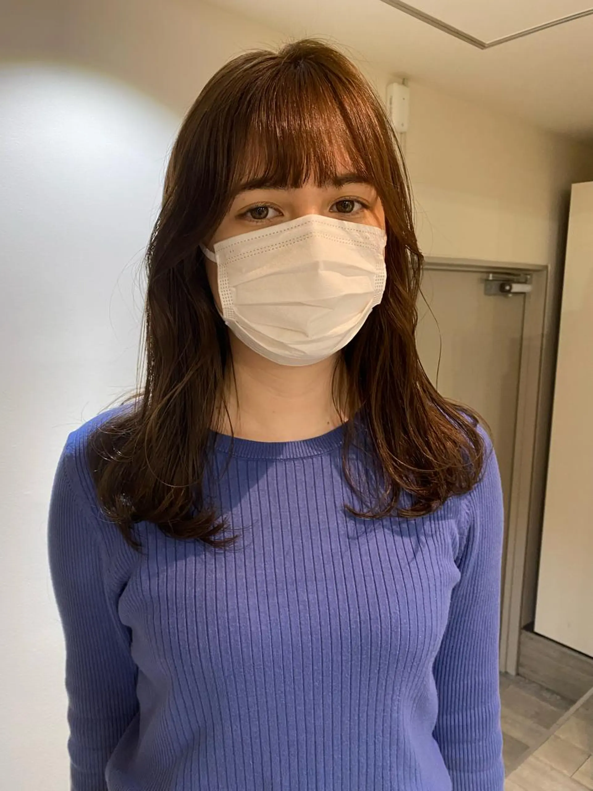 セミロング maeda yumiのヘアスタイル