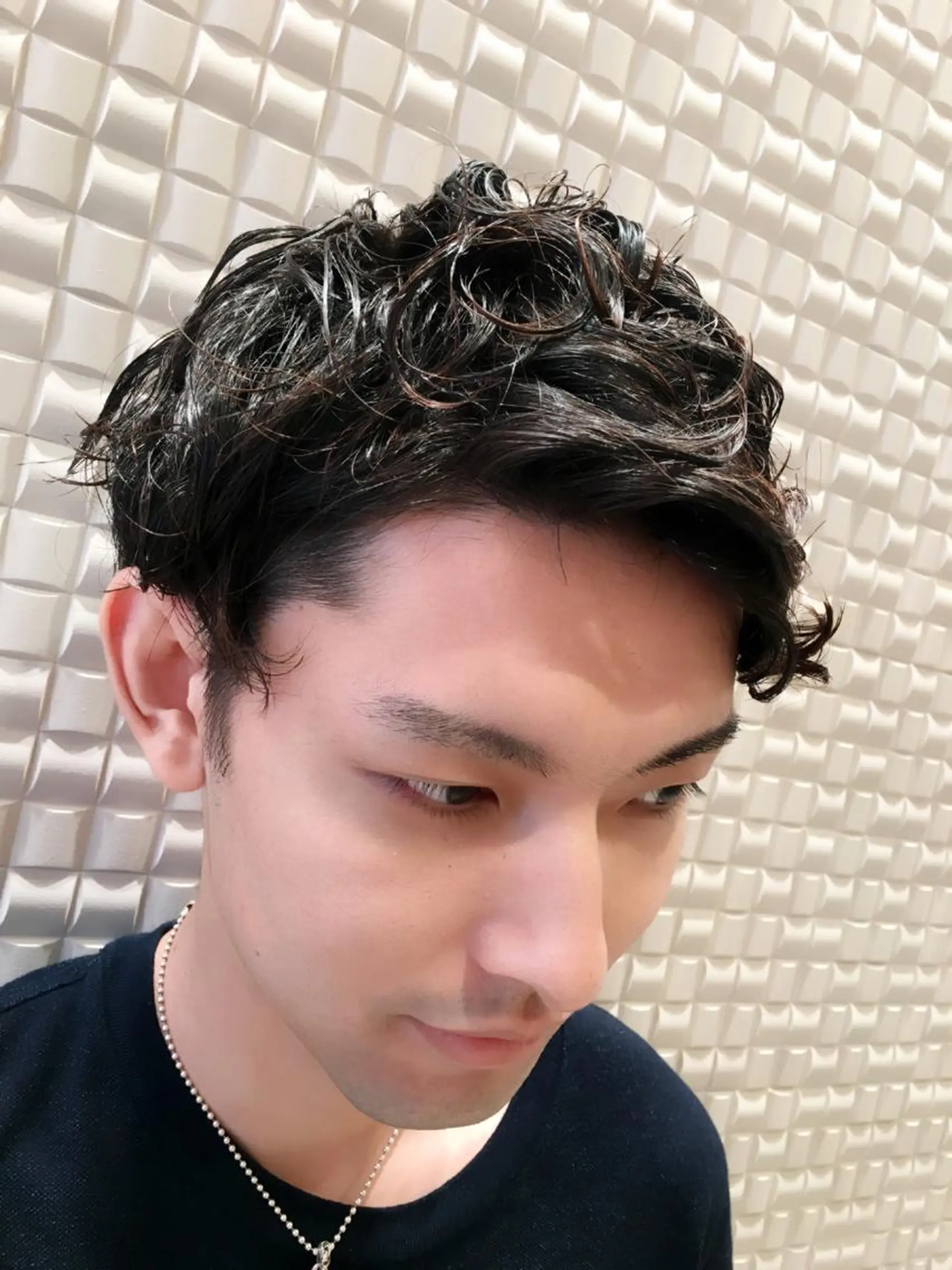 ショート パーマ メンズ scene.池袋所属・scene. haraのヘアスタイル