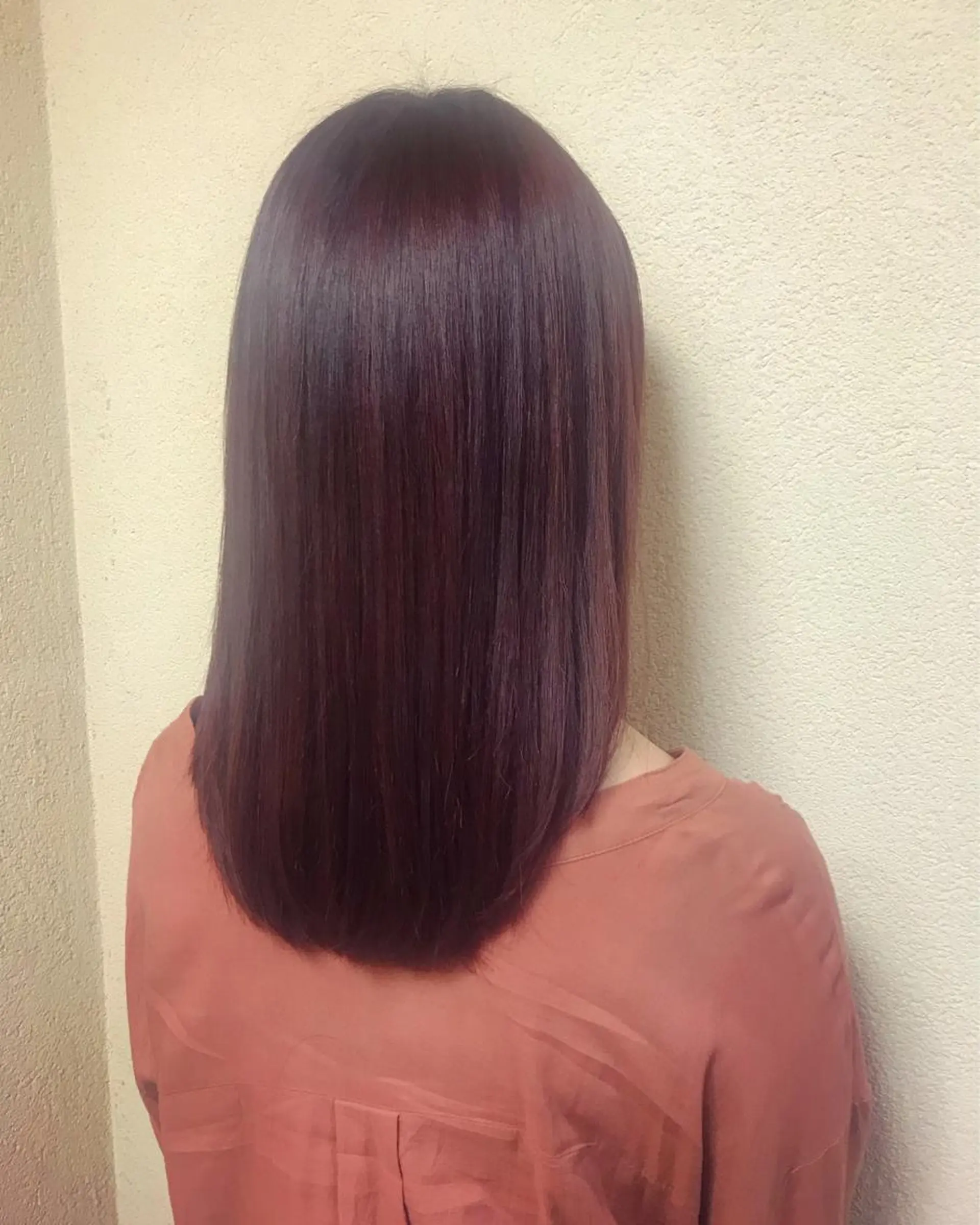 セミロング カラー 透明感カラー・ 髪質改善🩵イケダのヘアスタイル