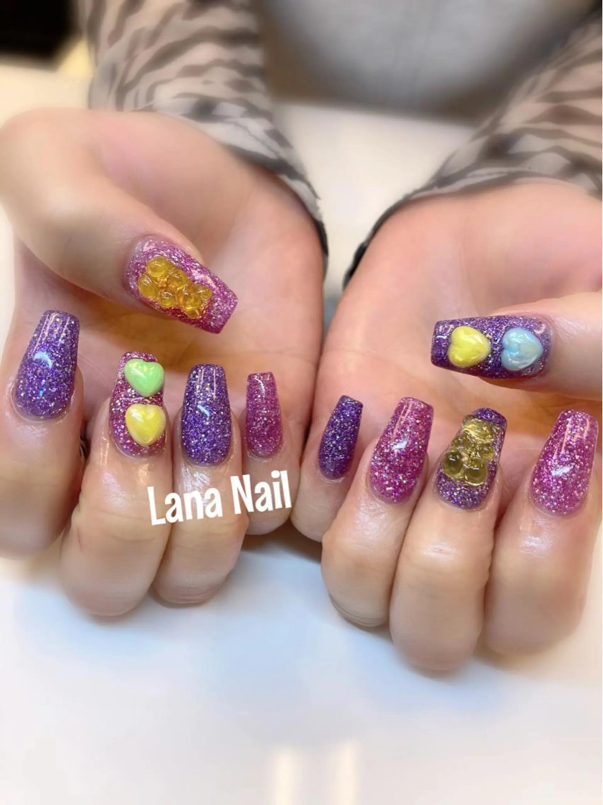 ネイル アートネイル スカルプネイル Lana Nail所属・Lana Nailのネイルデザイン