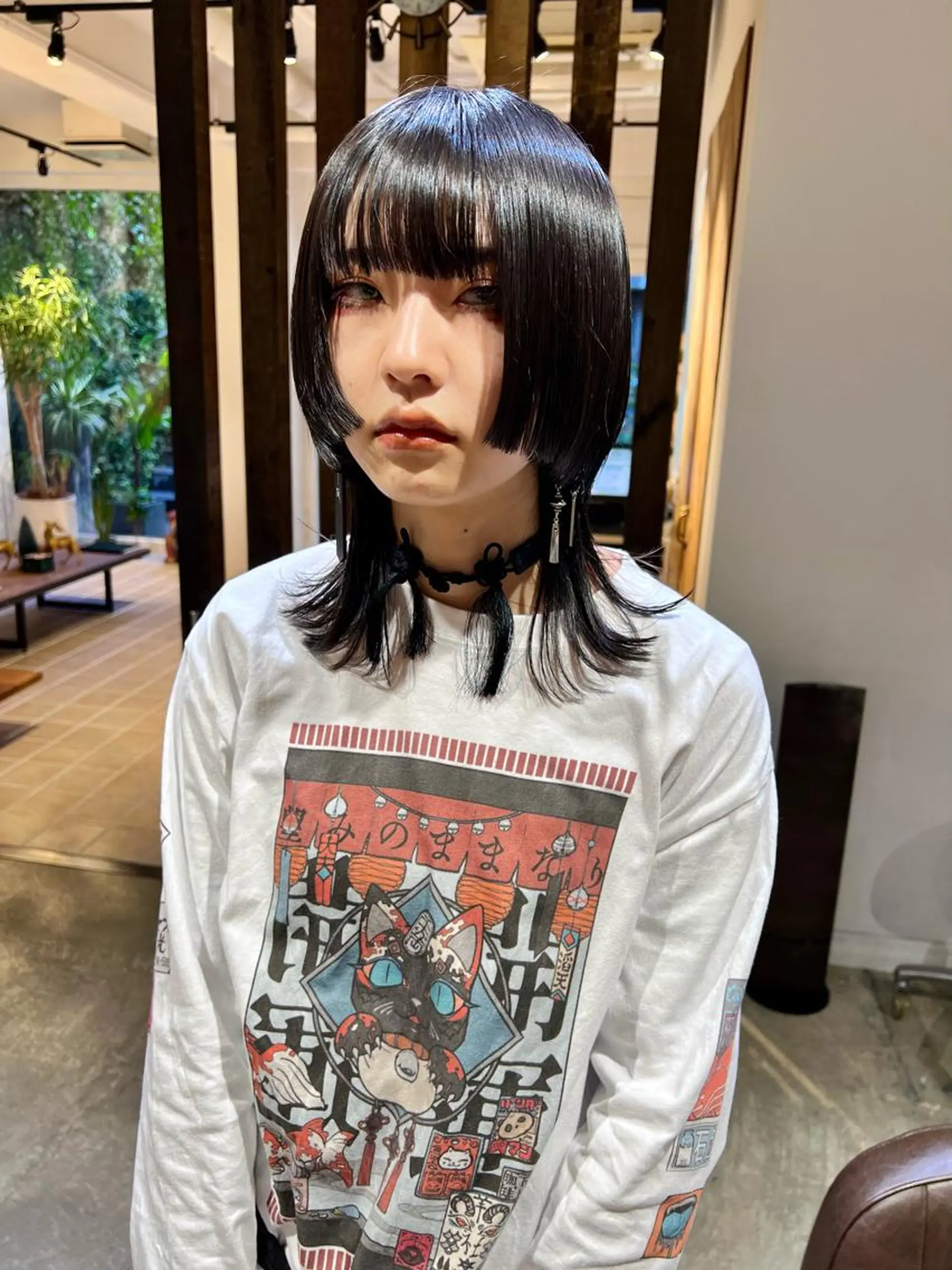 ミディアム 【ロングウルフカット 姫カット】伊藤裕哉のヘアスタイル