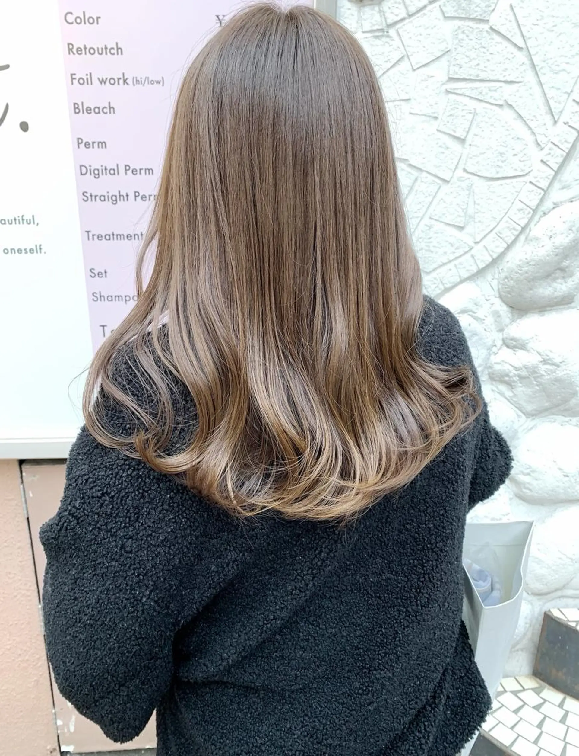 セミロング カラー 樫原裕二/レイヤー カット/透明感カラーのヘアスタイル