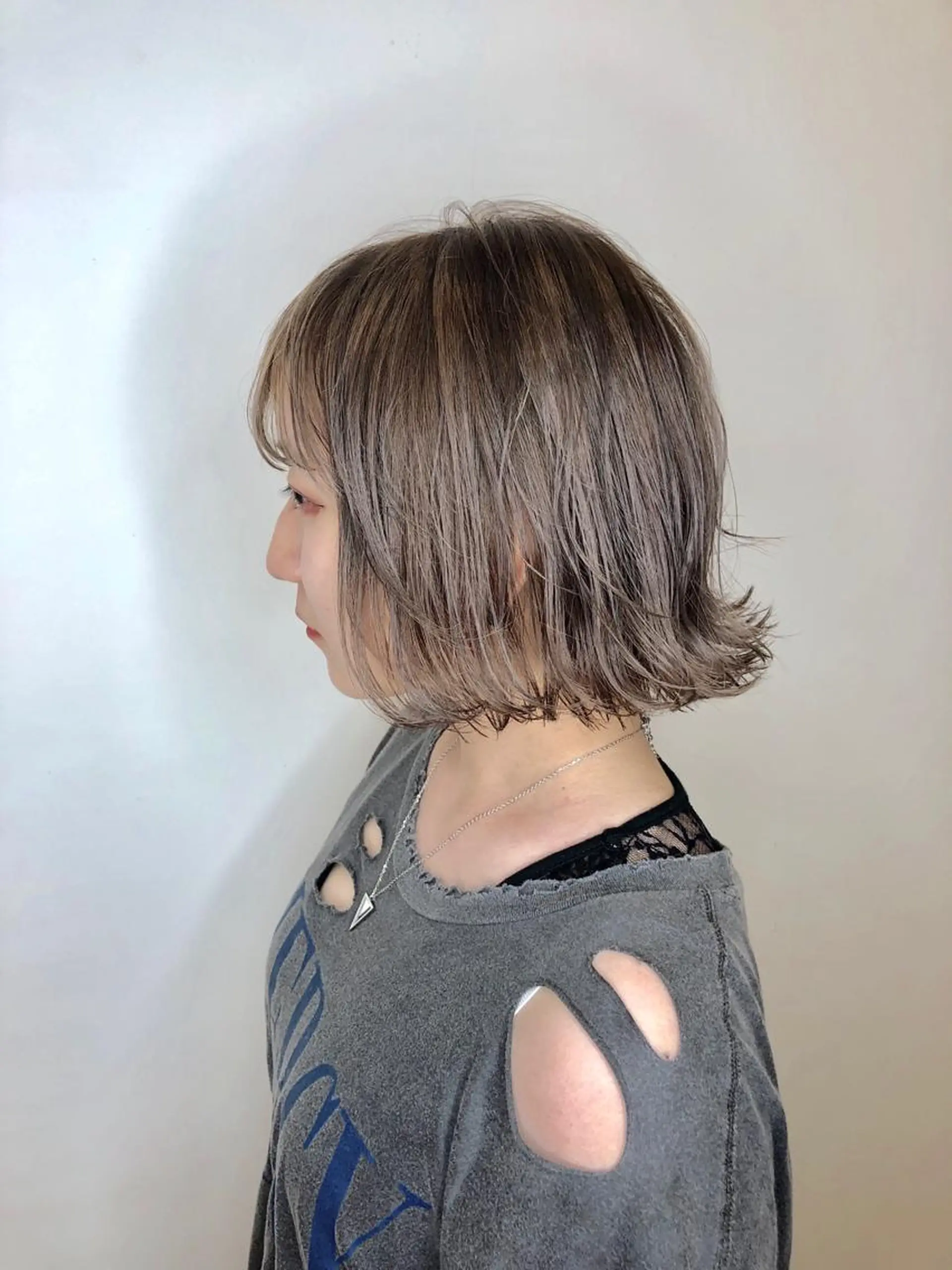 ミディアム エクステ 美髪改善・エクステ・ ストレート/カンジのヘアスタイル