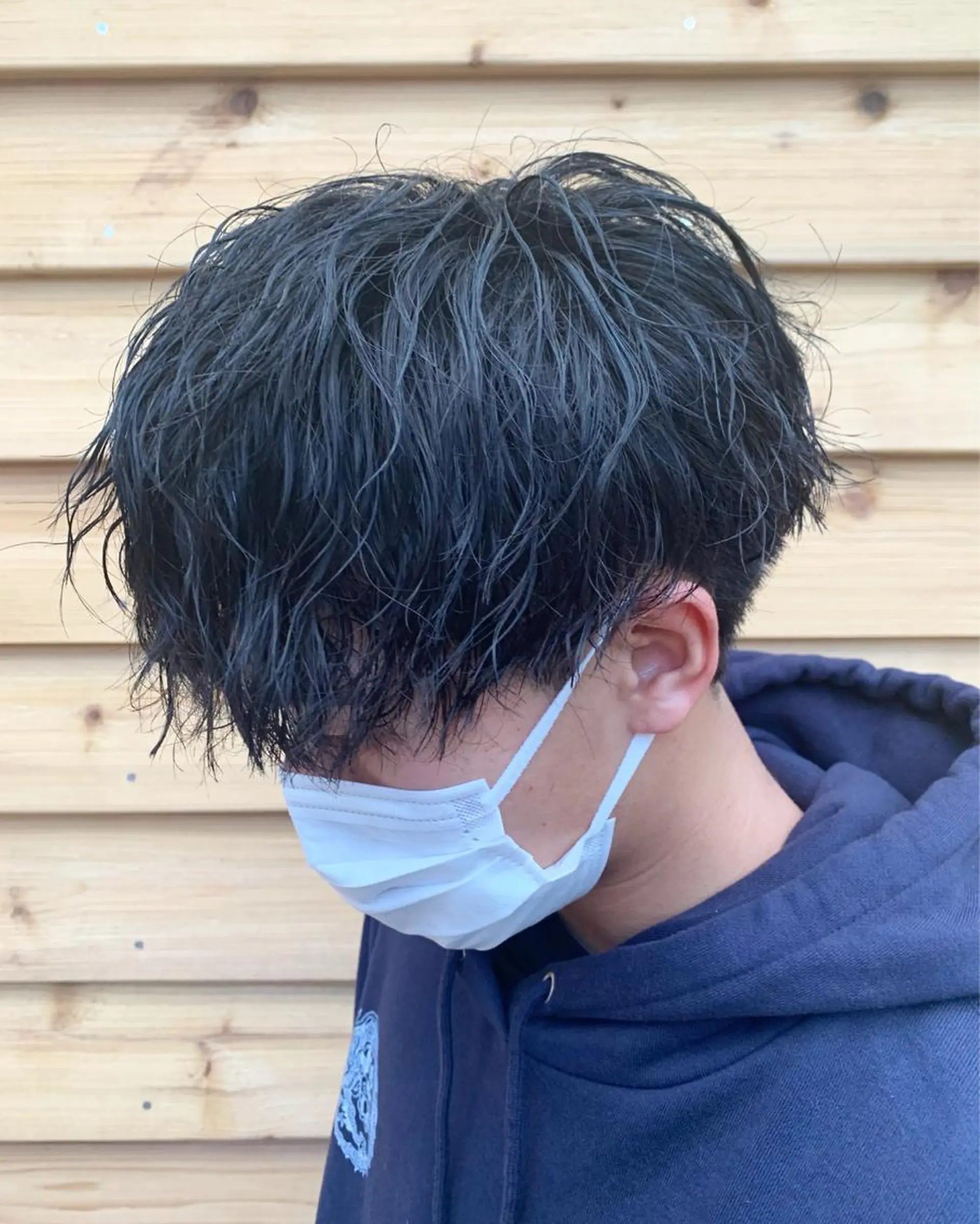 ショート パーマ ツイストパーマ カット パーマ 園田 将士のヘアスタイル