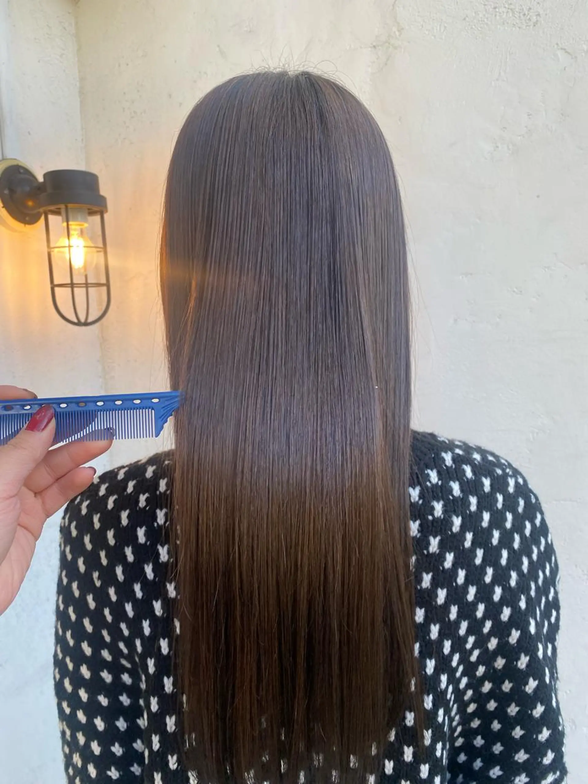 ロング 縮毛矯正 ROCCO3rd / りんなのヘアスタイル