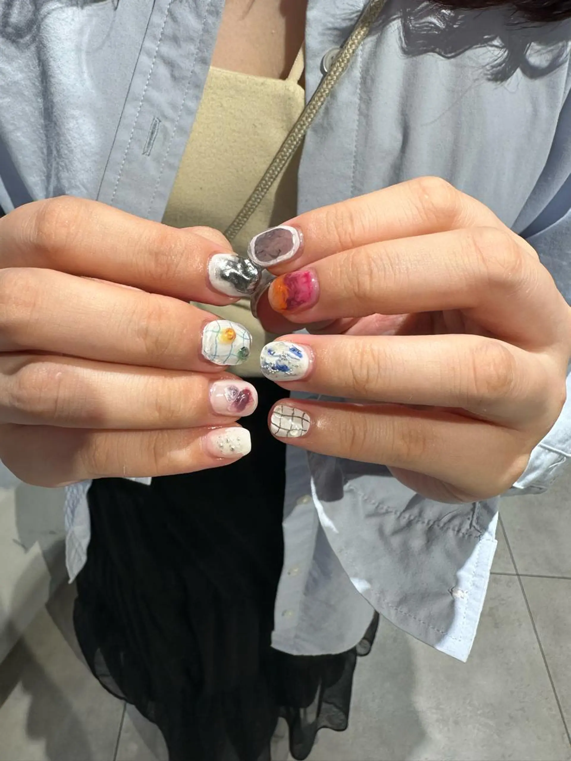 カラー ネイル マツエク・マツパ アートネイル ハイトーン特化 pepe🎀のヘアスタイル