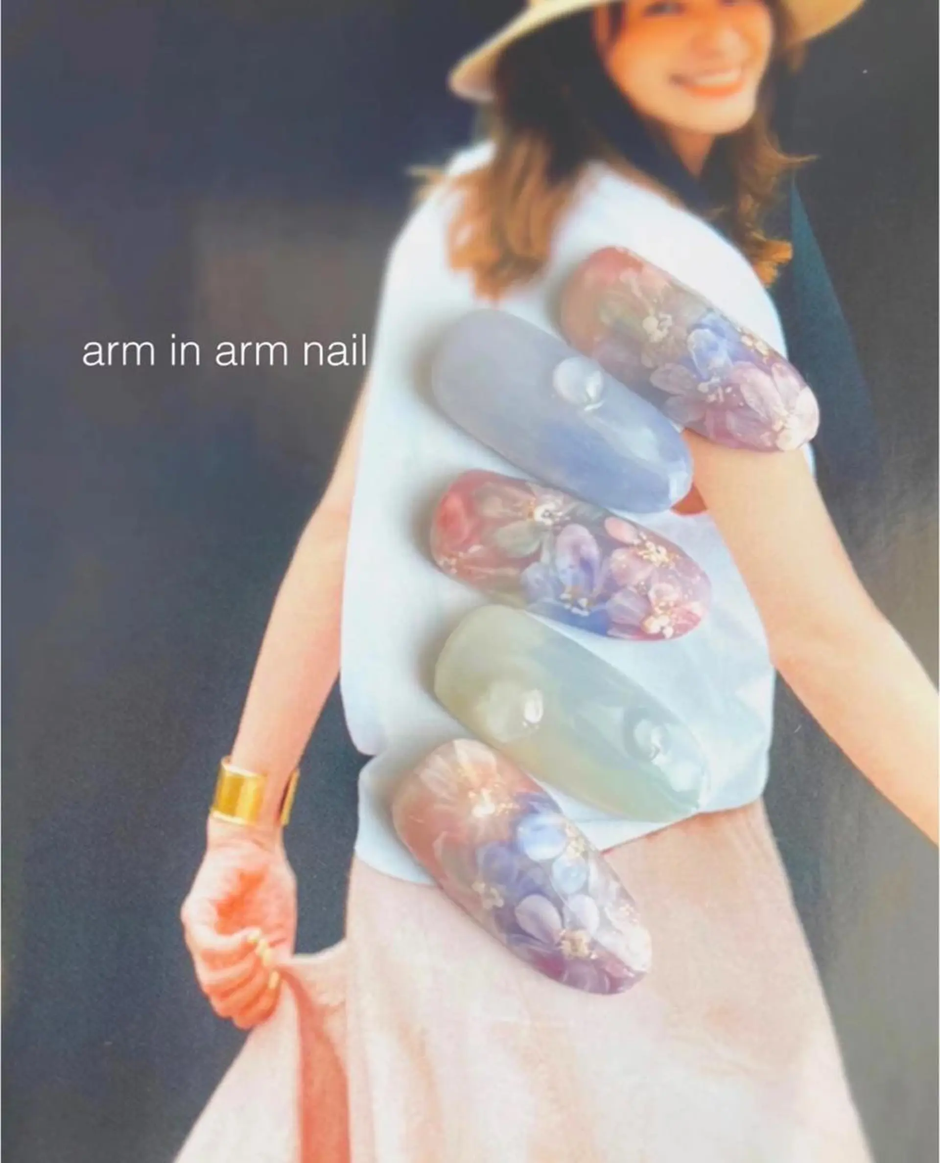 ネイル arm in arm ︎✿Yamamotoのマツエク・マツパデザイン