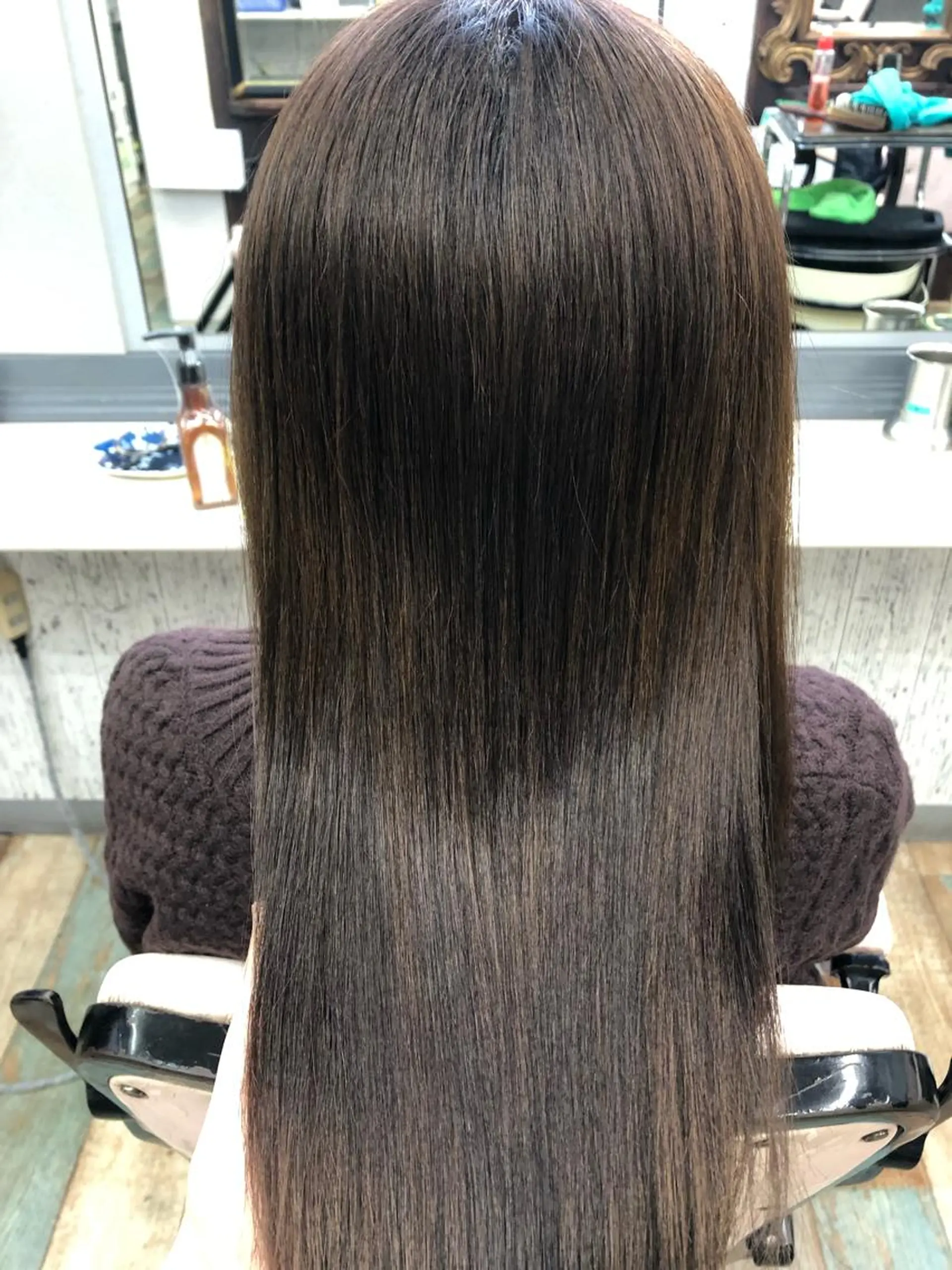 ミディアム レアマカナ所属・髪の保健室 Espr essioneのヘアスタイル