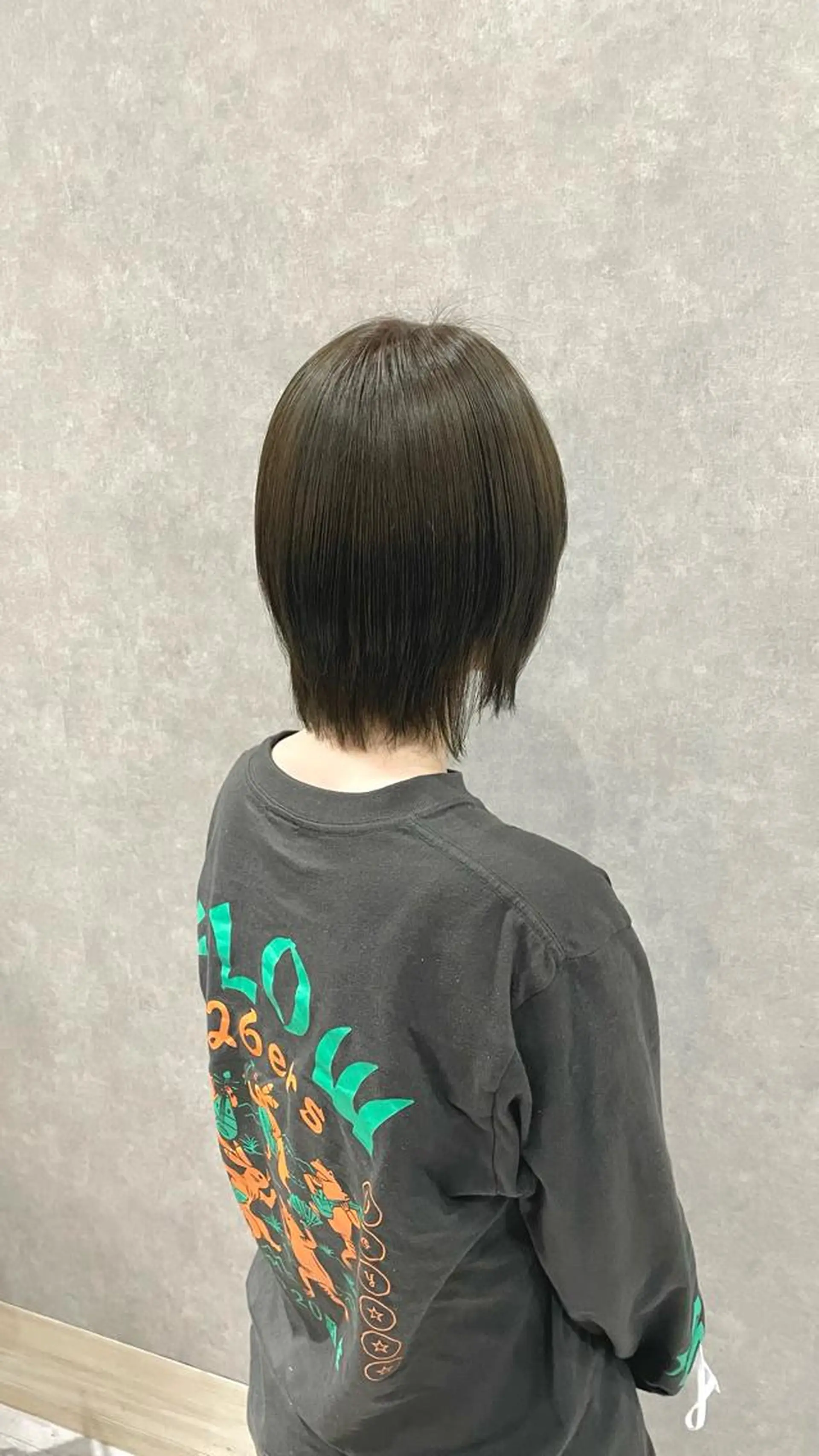 ショート カラー ヘアカラー トリートメント つちくら あみのヘアスタイル