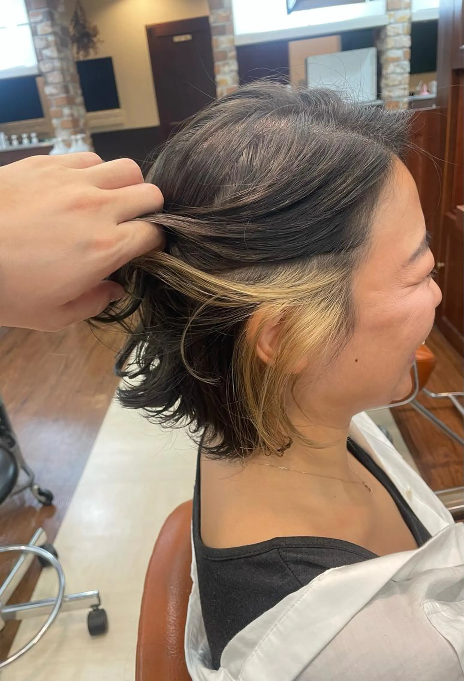 ショート カット ヘアカラー トリートメント 【感動の美髪矯正】 溝の口/佐藤那都💫のヘアスタイル