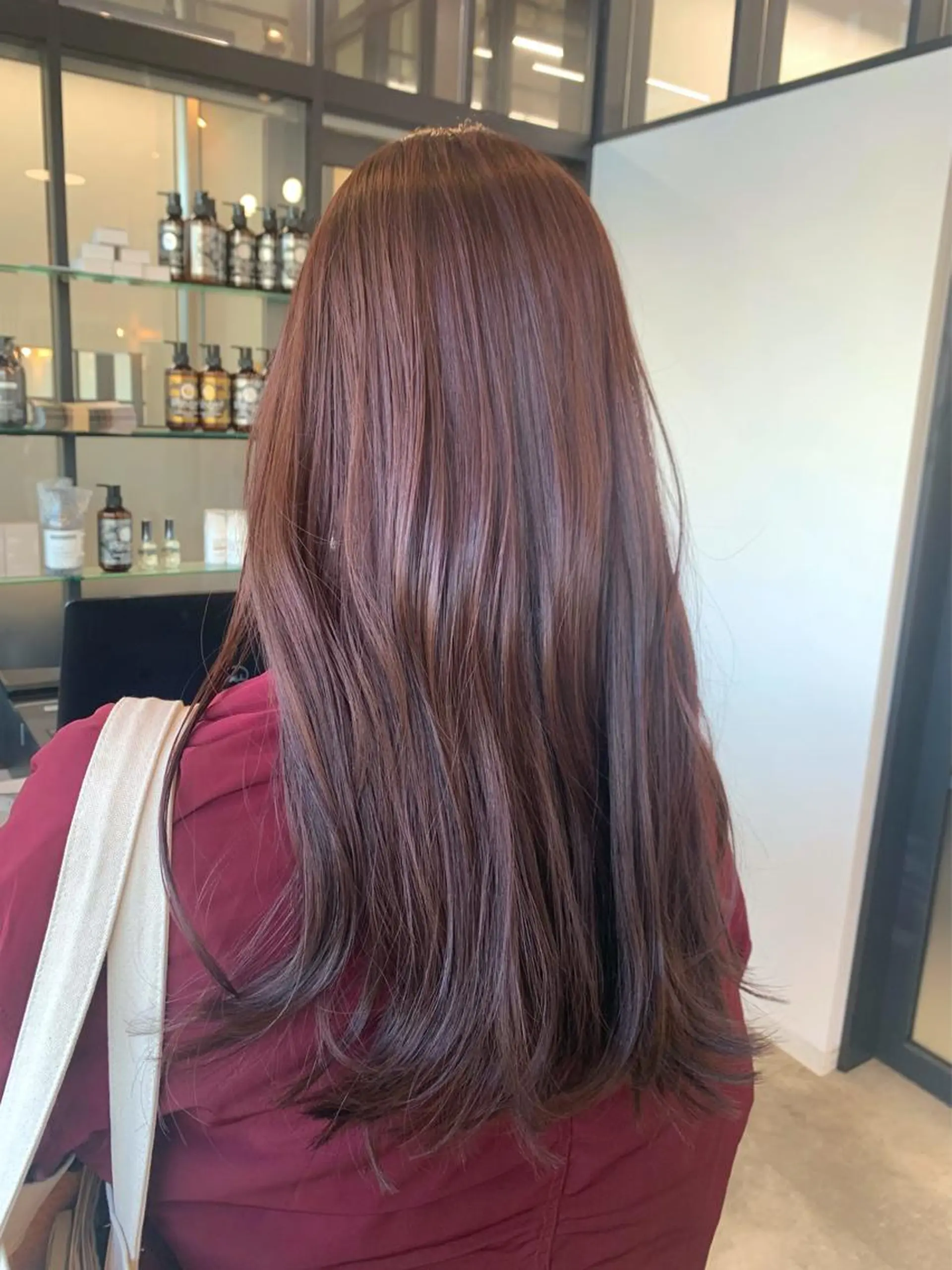 ロング カラー 韓国レイヤー✨ yasuko銀座のヘアスタイル