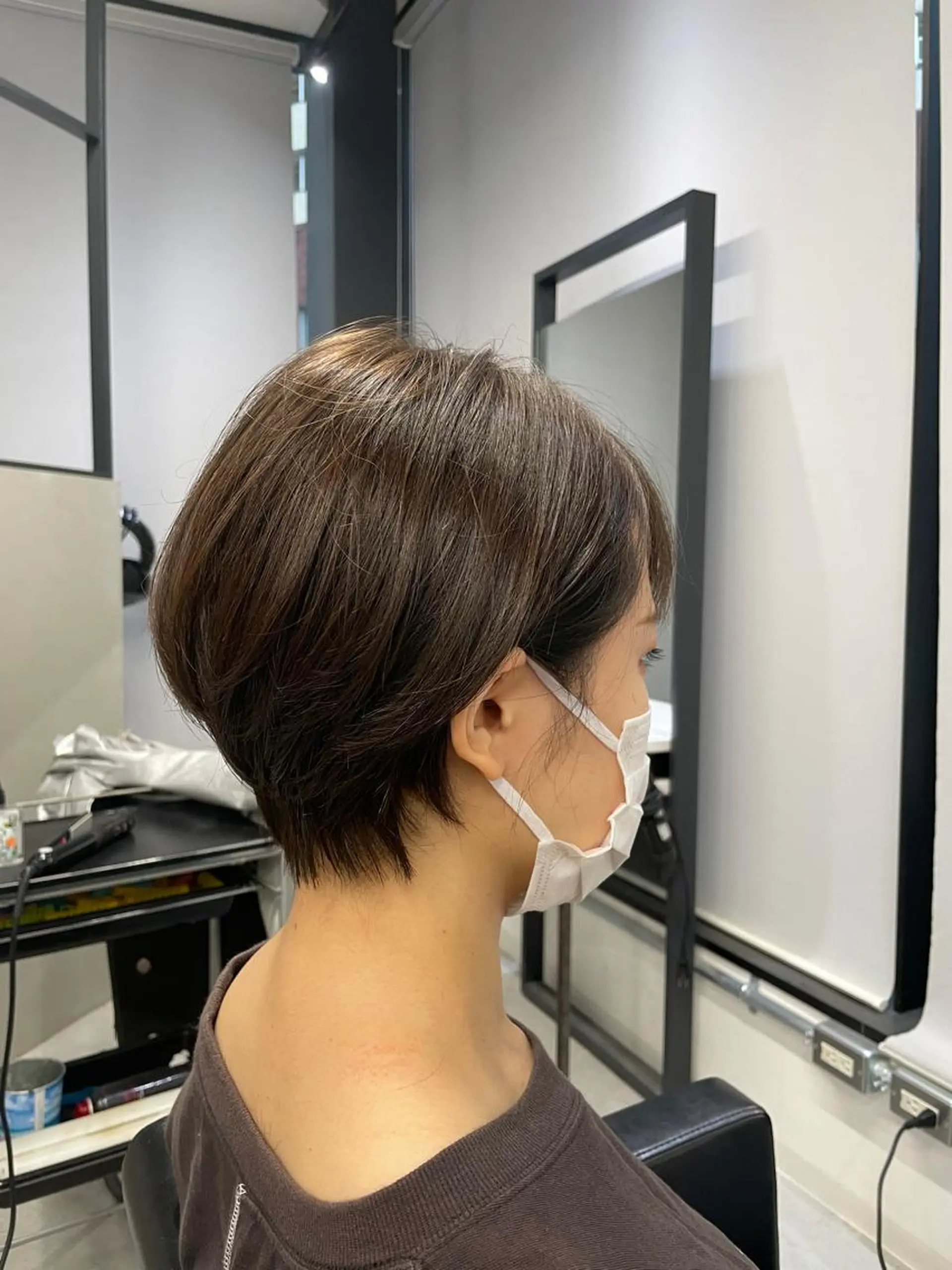 ショート アッシュ ショートヘア 福永速人 /メンズパーマのヘアスタイル