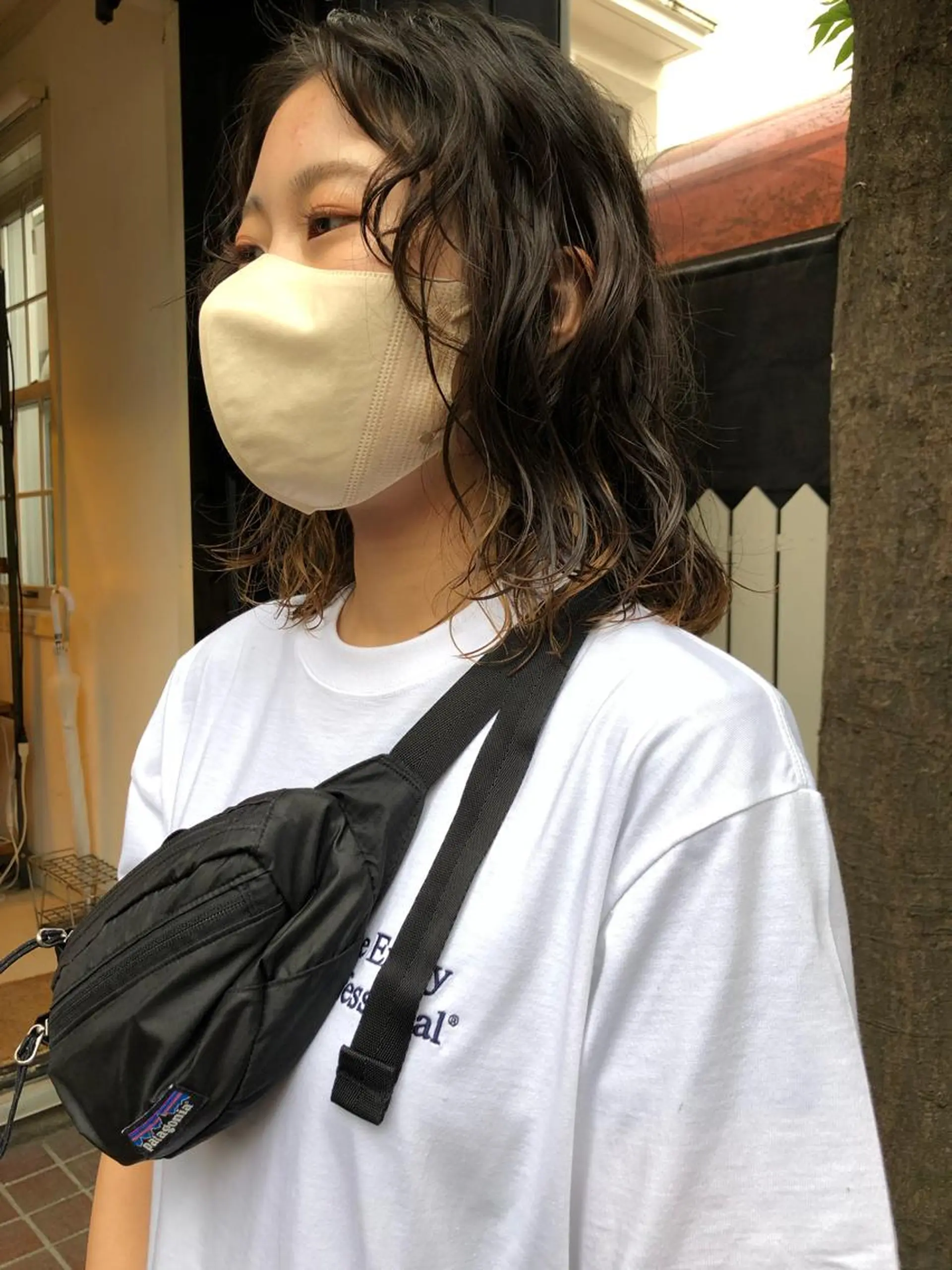 ミディアム パーマ カット パーマ NOUN所属・eri kinjoのヘアスタイル