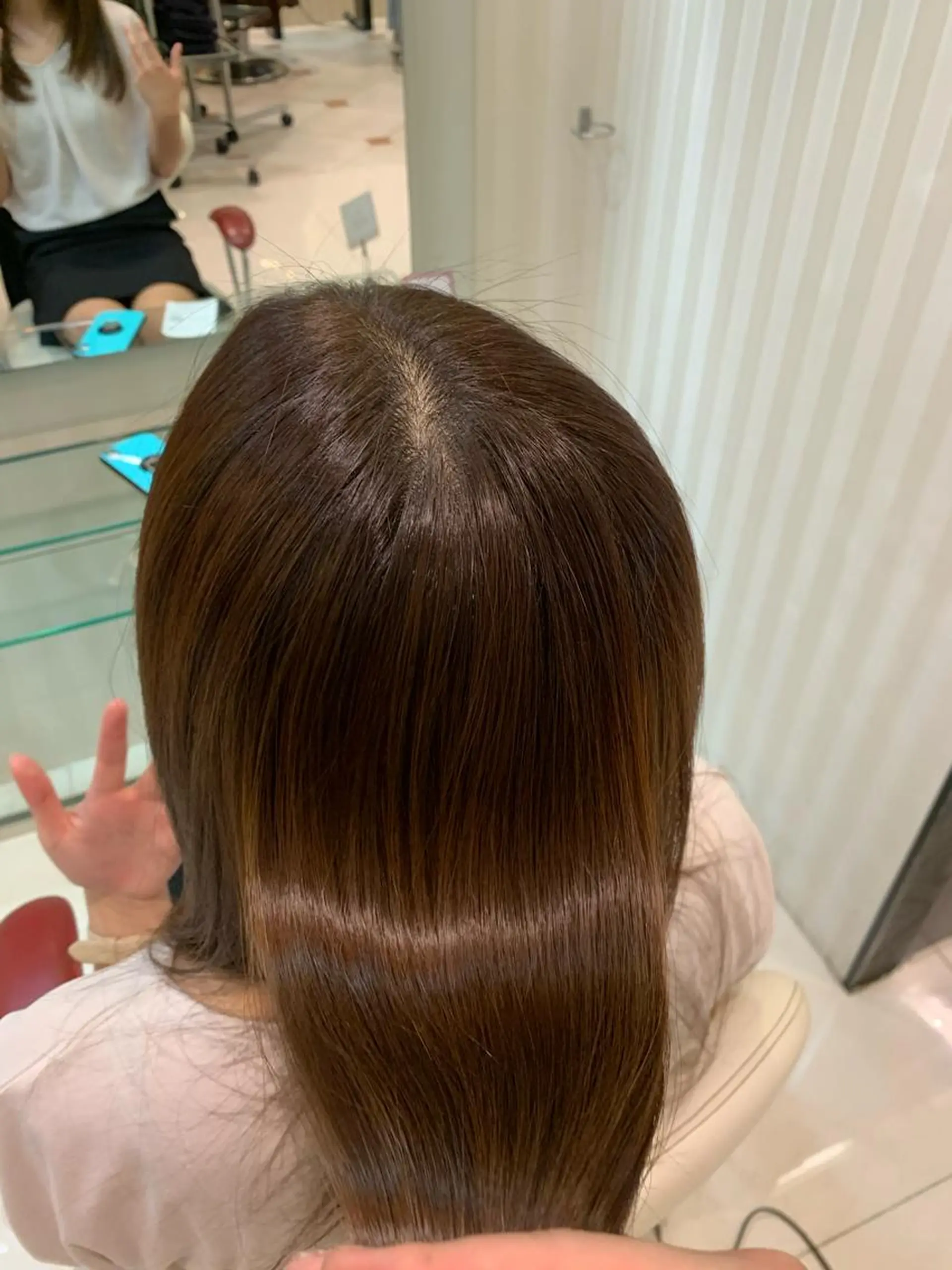 セミロング パーマ 縮毛矯正/似合わせ EARTH岐阜髙橋のヘアスタイル