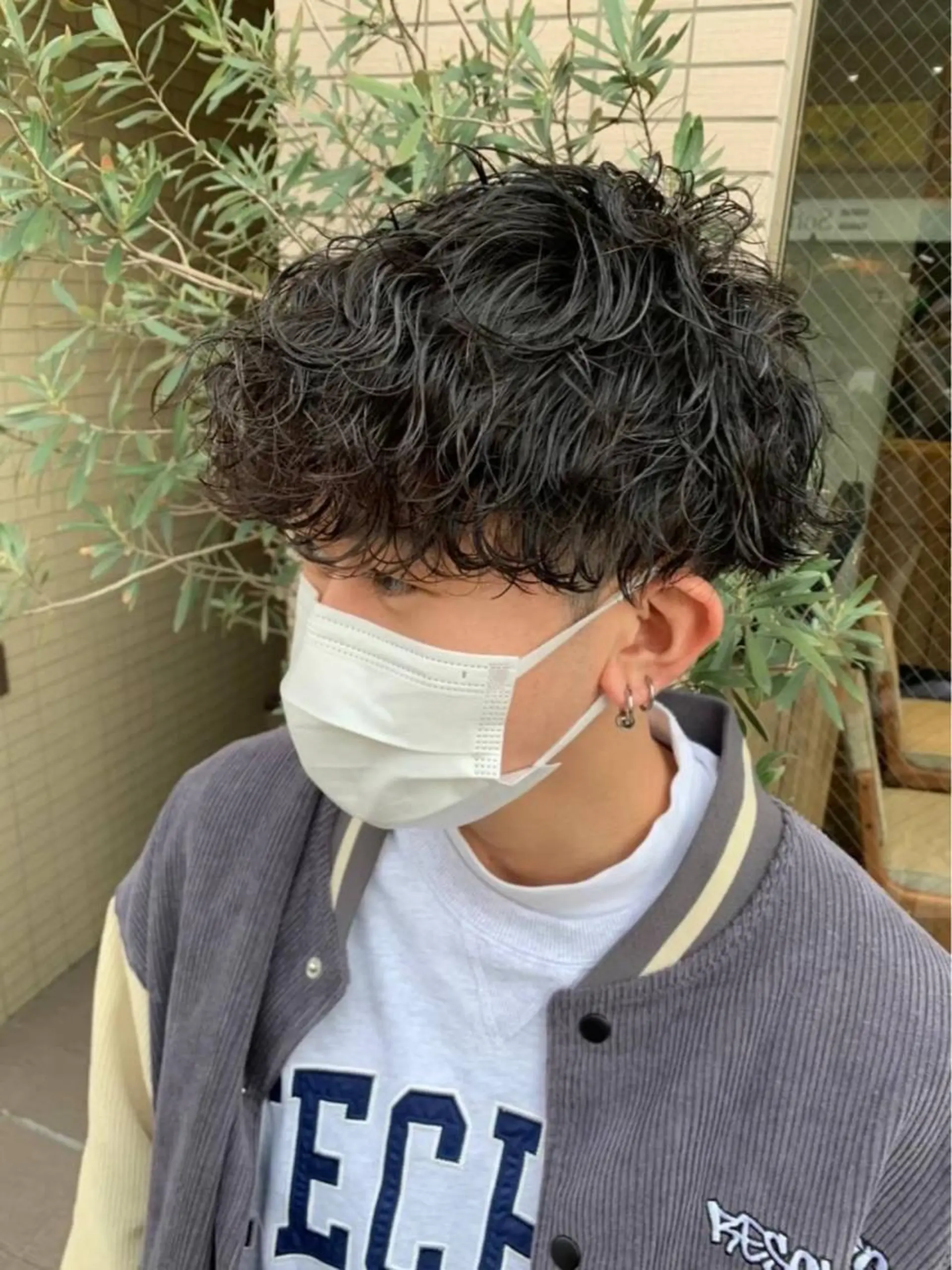 メンズ 艶カラー 仲間純子🪼のヘアスタイル