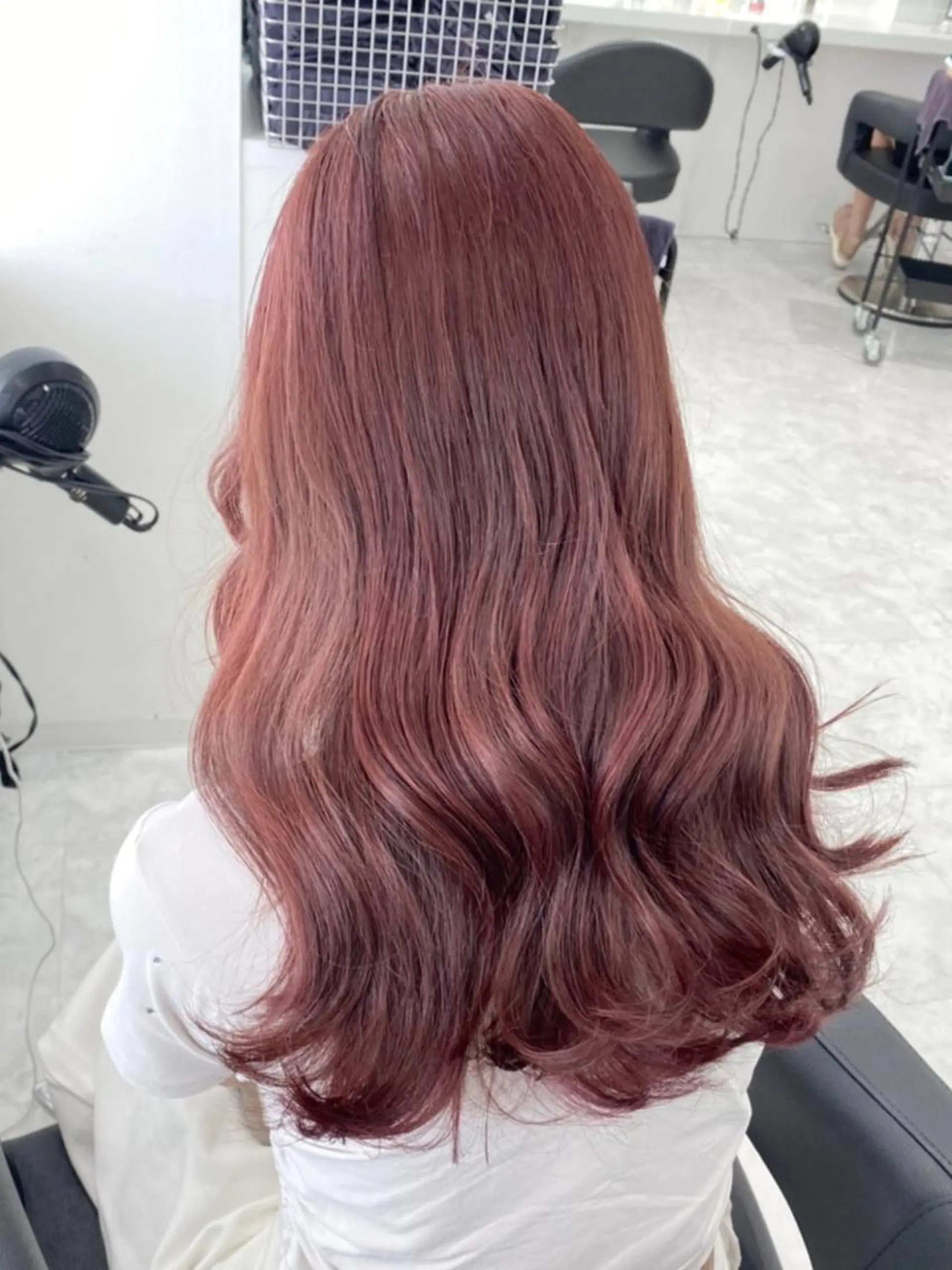 ロング カラー ♥️韓国/ガーリー 暖色misa♥️のヘアスタイル