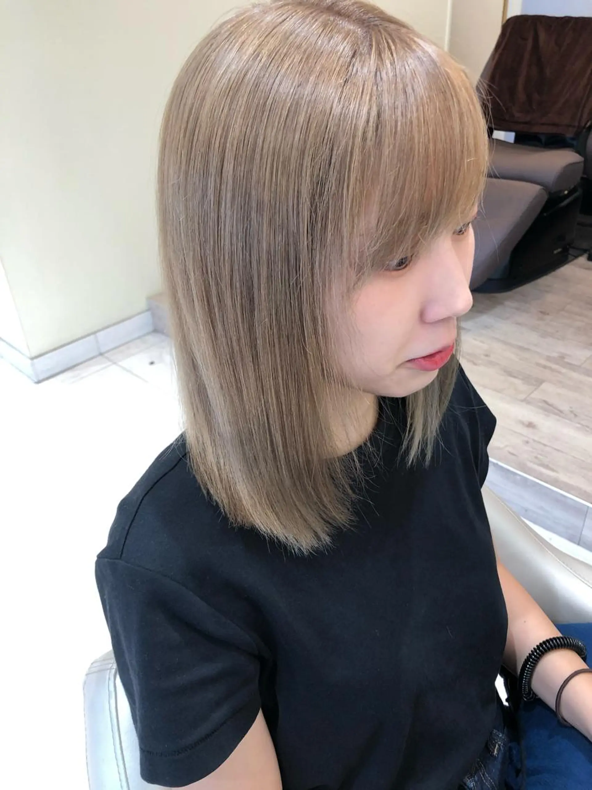 セミロング カラー MODE K's松原 YUMIのヘアスタイル