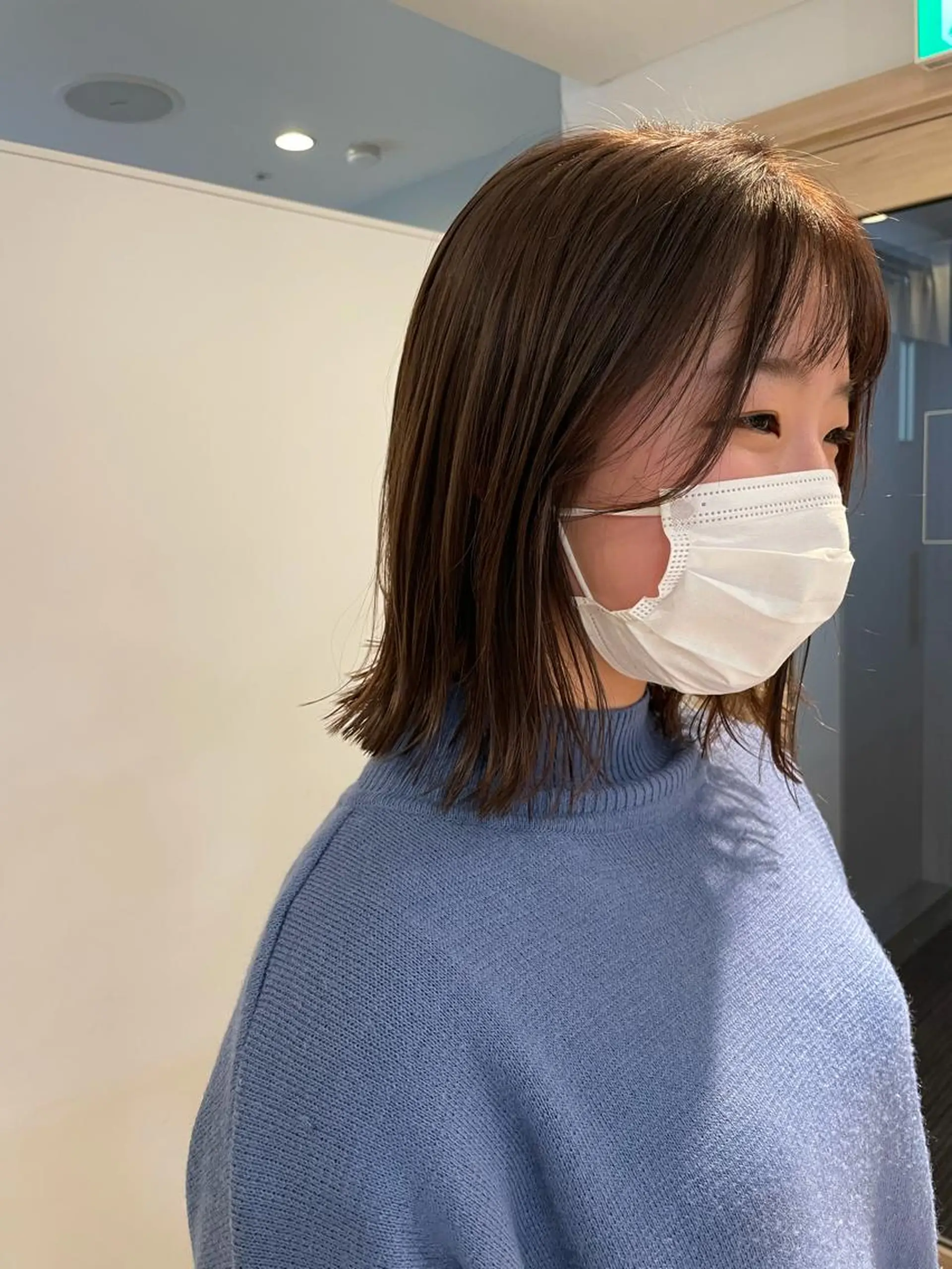 ミディアム 大迫 江梨のヘアスタイル