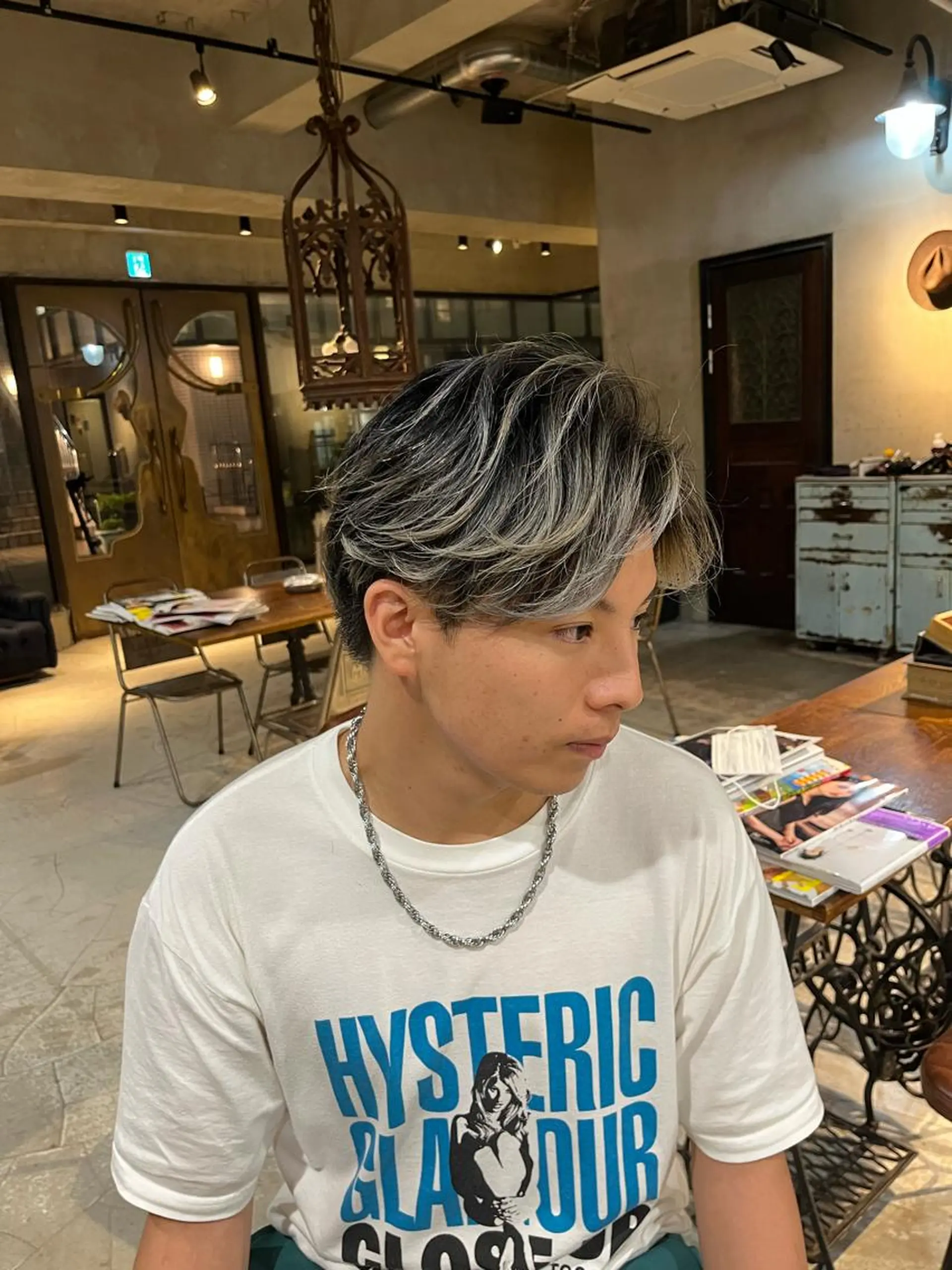 カラー メンズ メンズバレイヤージュ バレイヤージュ カット ヘアカラー トリートメント DX所属・✨メンズスタイル✨ Daiのヘアスタイル