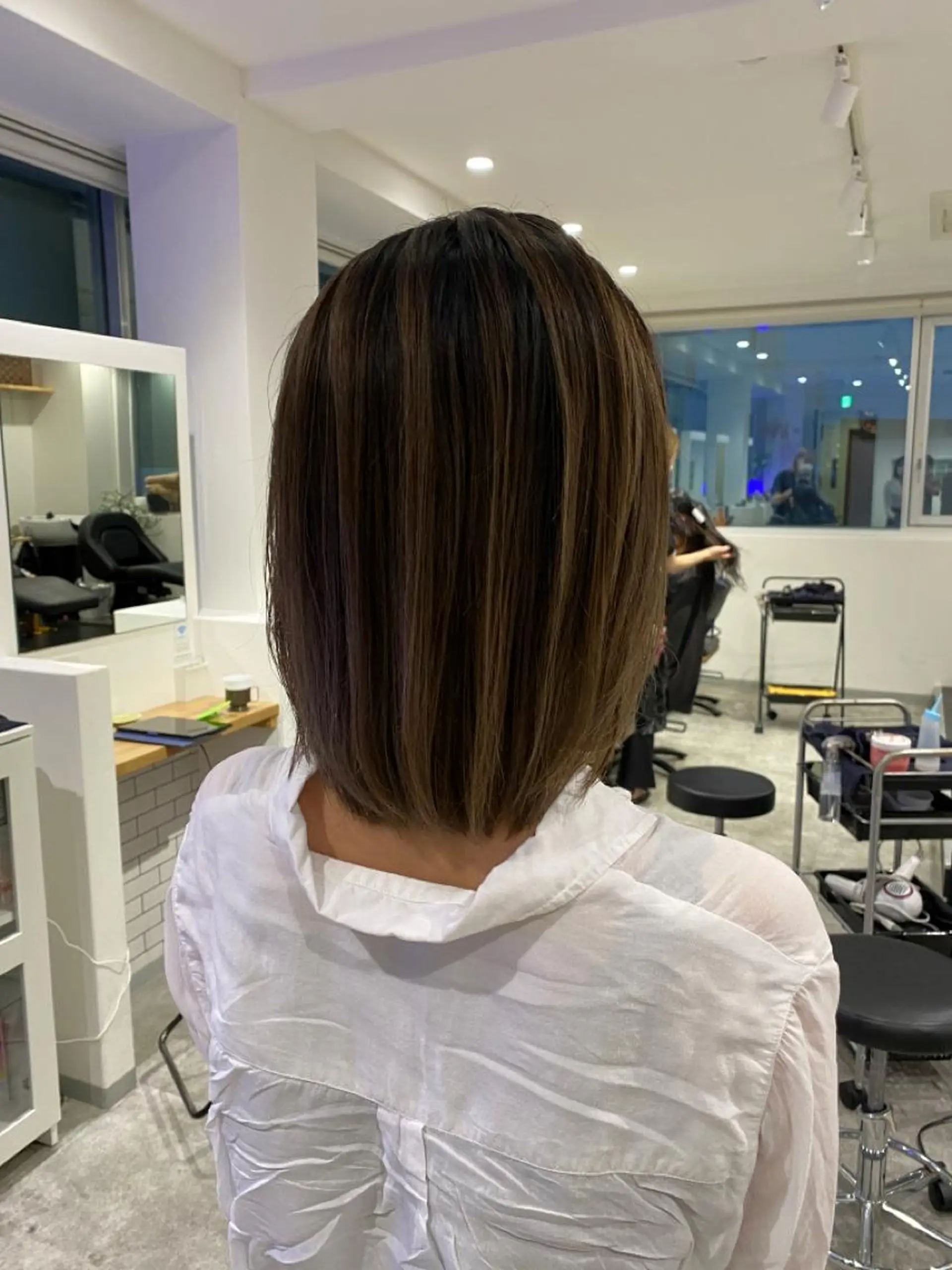 ショート カラー ヘアカラー JILBLAN京都 ショート/ハイライトのヘアスタイル