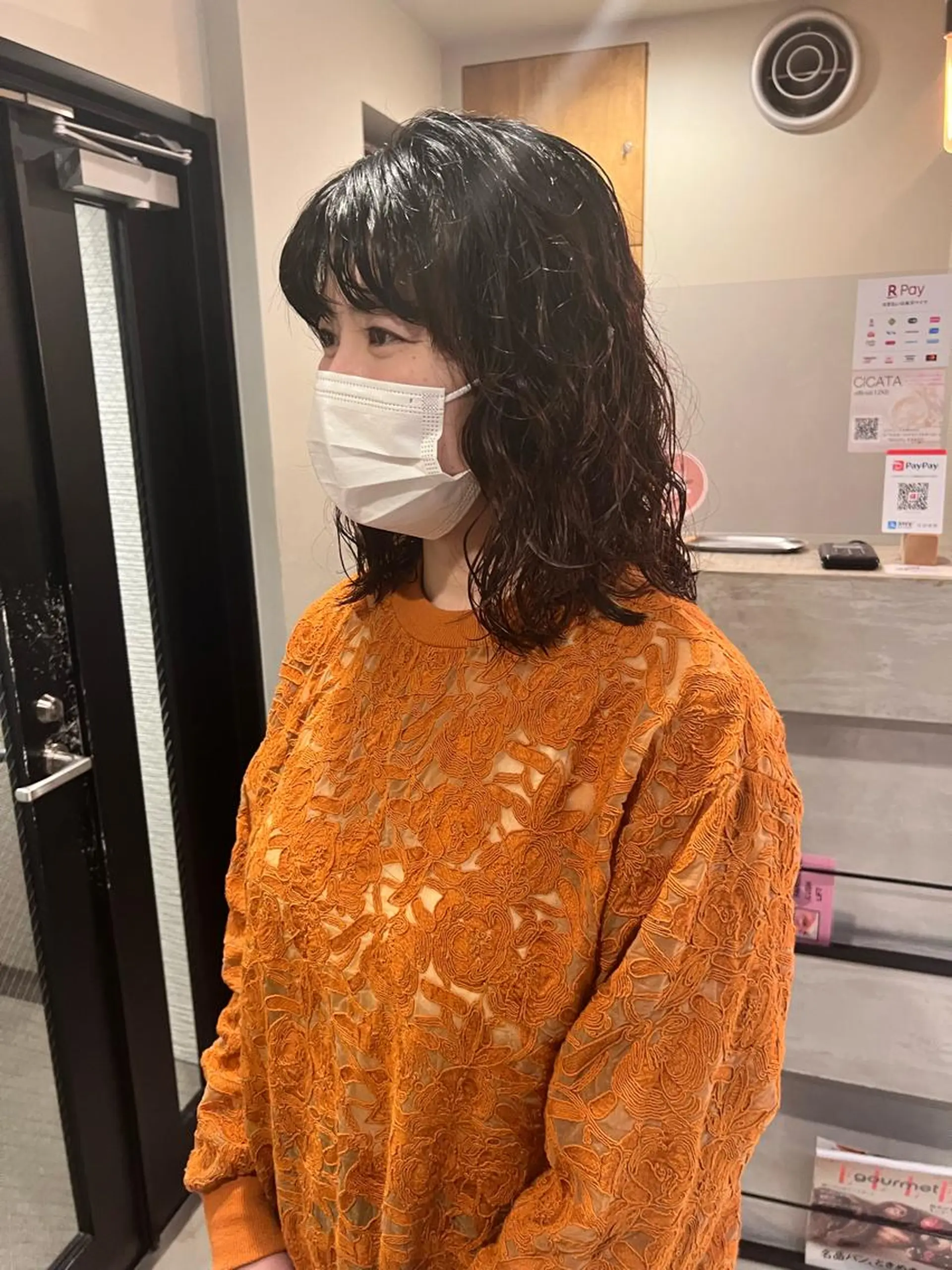 ミディアム パーマ ミディアムパーマ /癖毛パーマのヘアスタイル