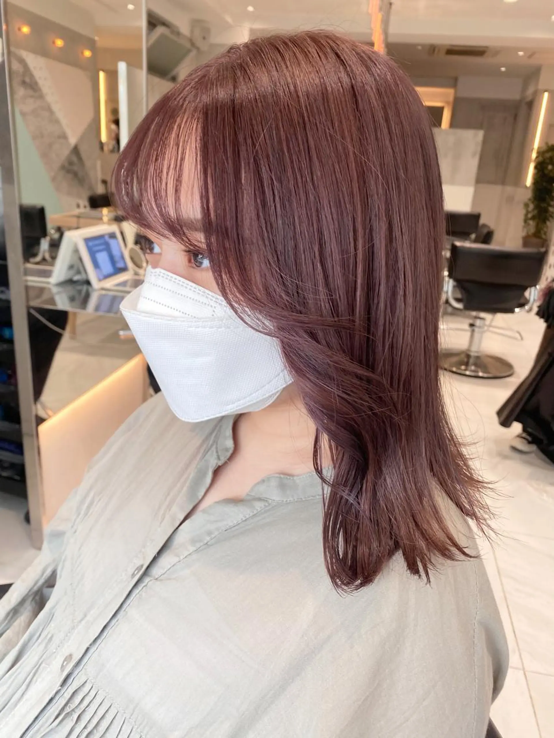 ミディアム 🎀韓国レイヤー 🇰🇷mireiのヘアスタイル